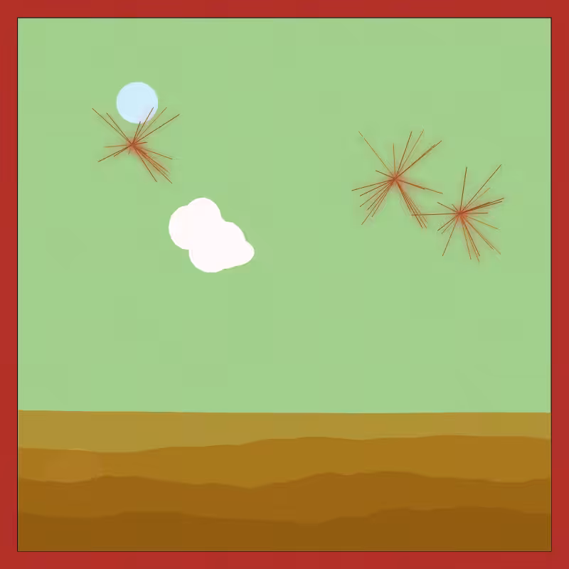Seas of hills #25