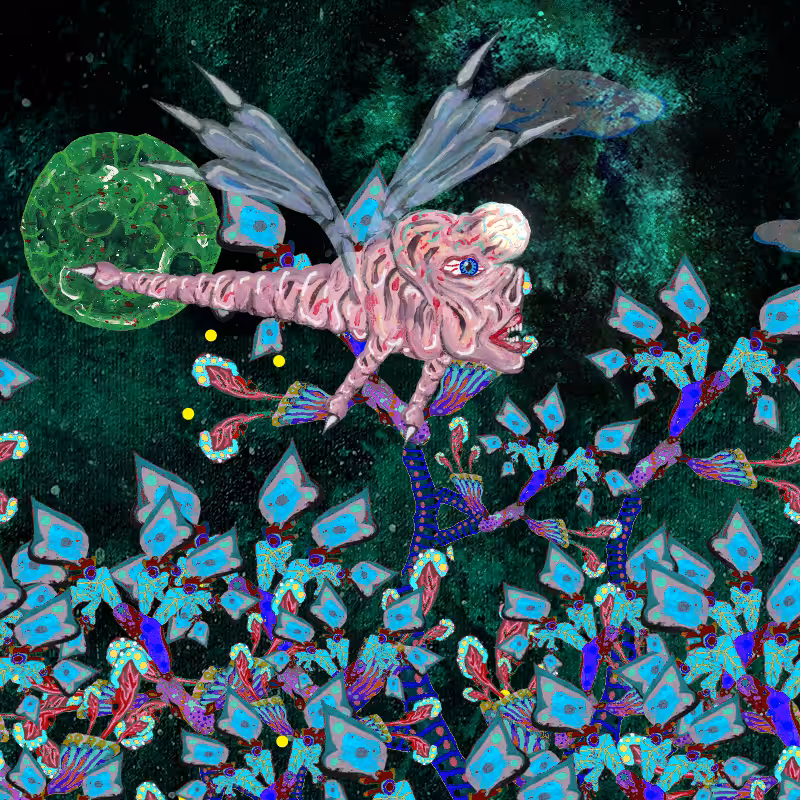 Fireflies and Flower Gardens #89