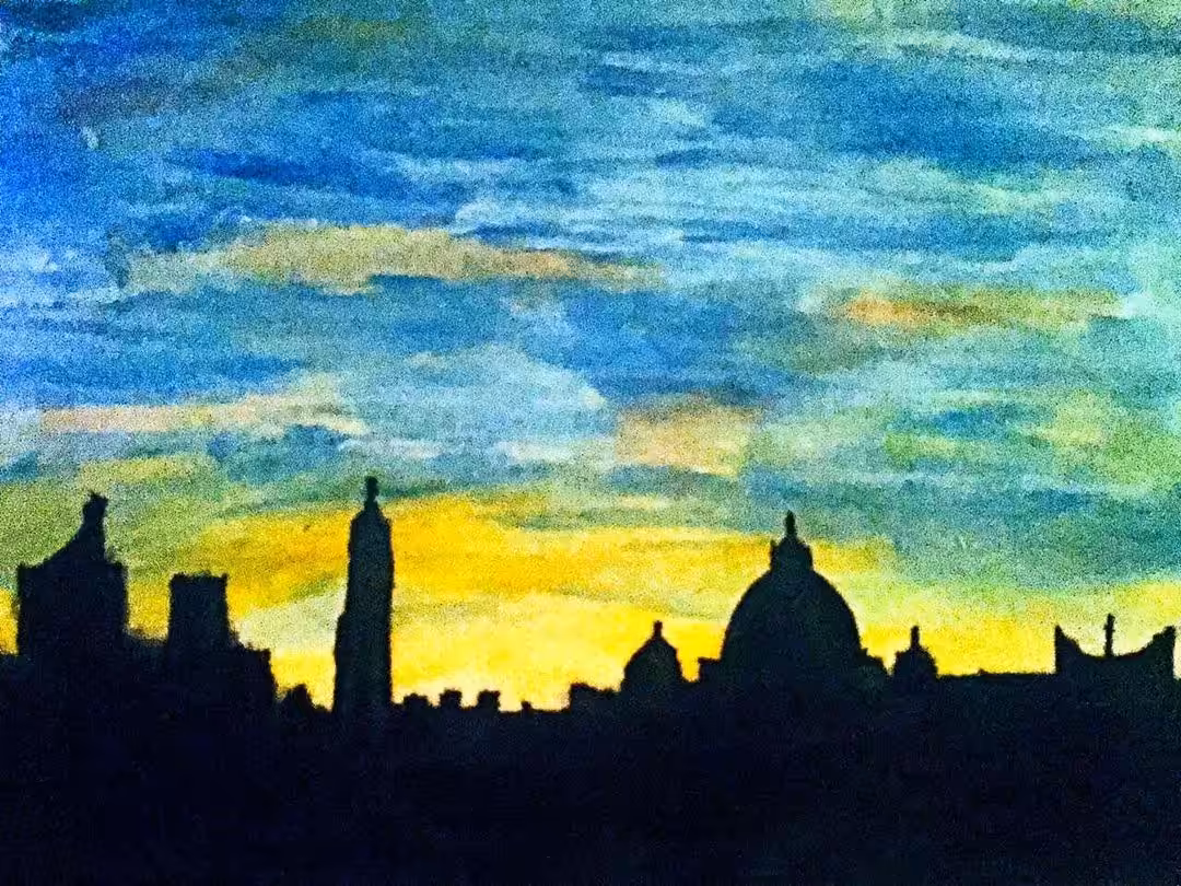 Sunrise in Vienna by Claudia Tong