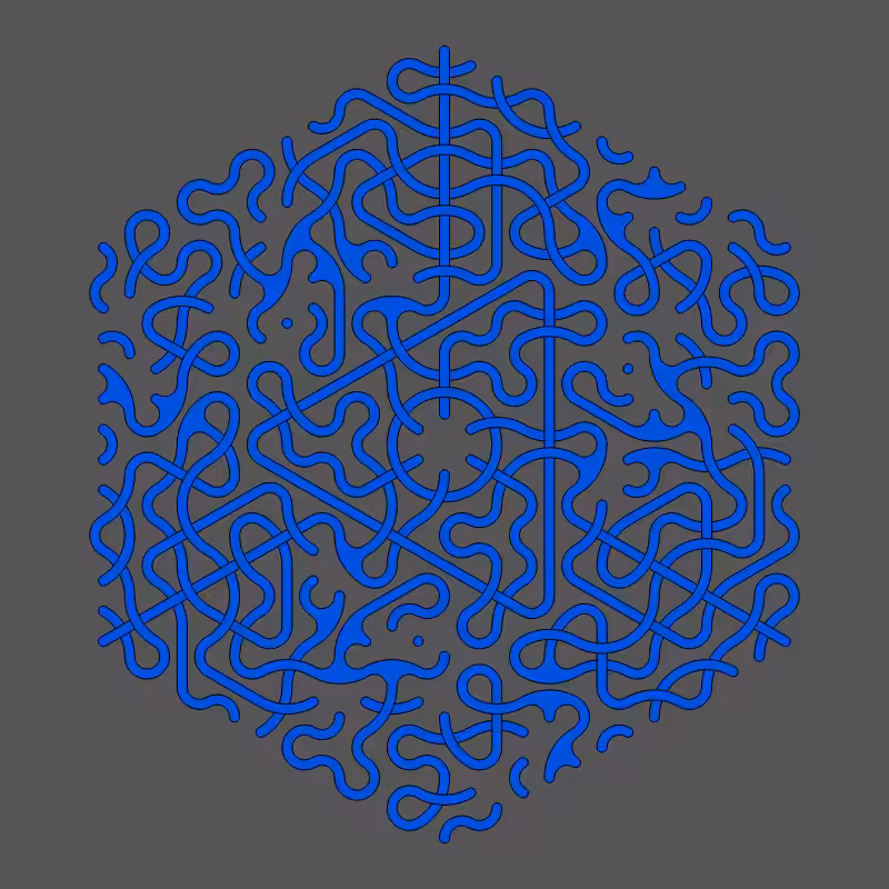 Threefold Symmetry - Dark Variations #221