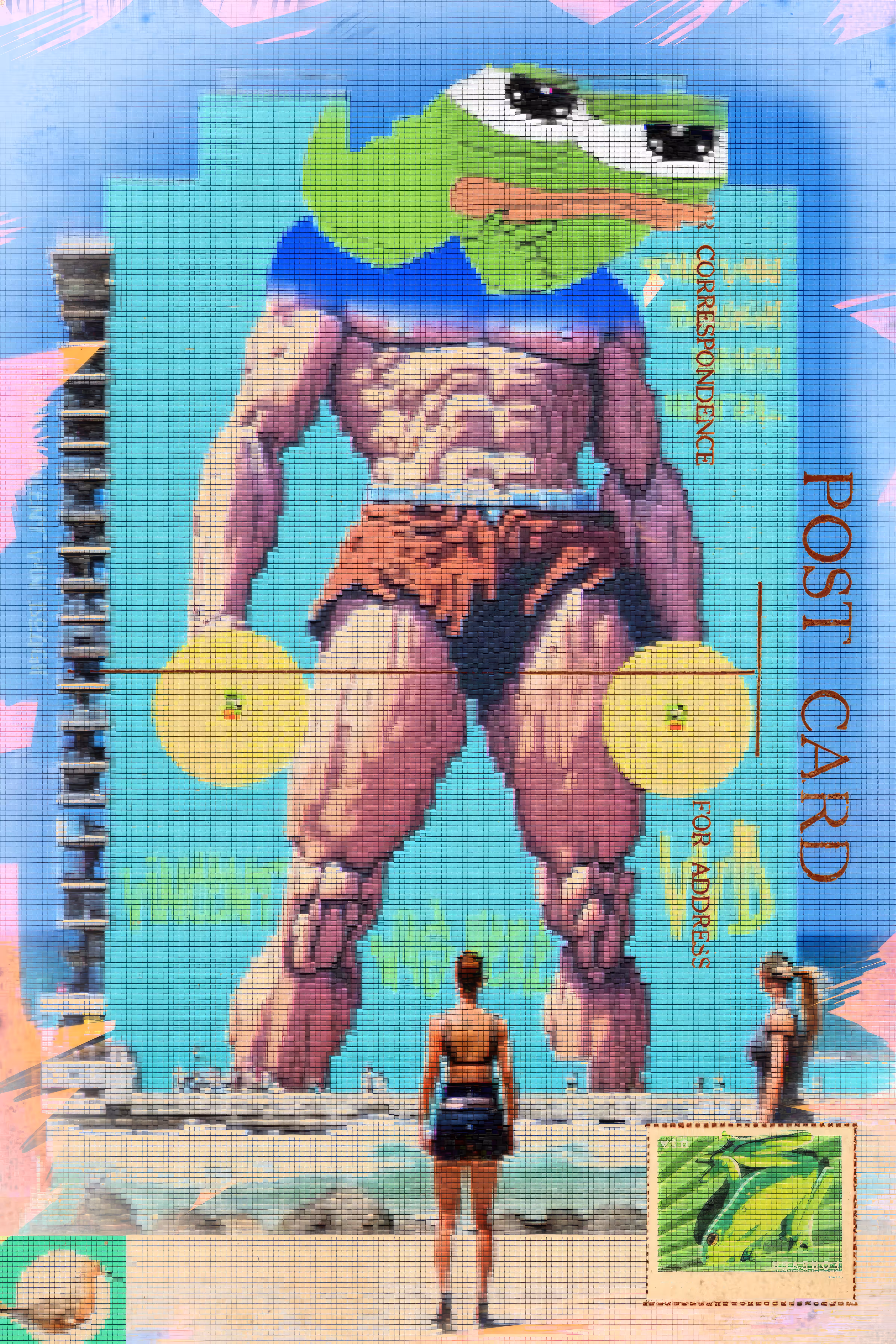 The Vintage Vincent Van Dough Post Card from 1988.