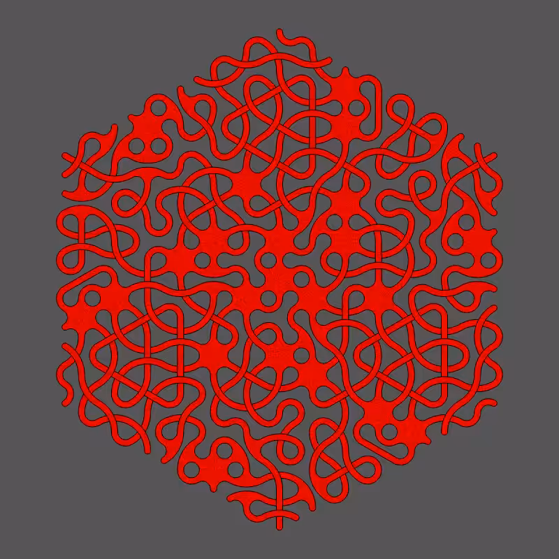 Threefold Symmetry - Dark Variations #374