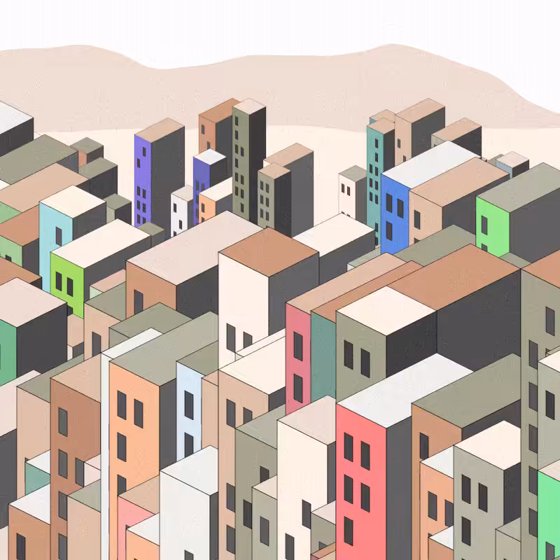 Coloured City #44