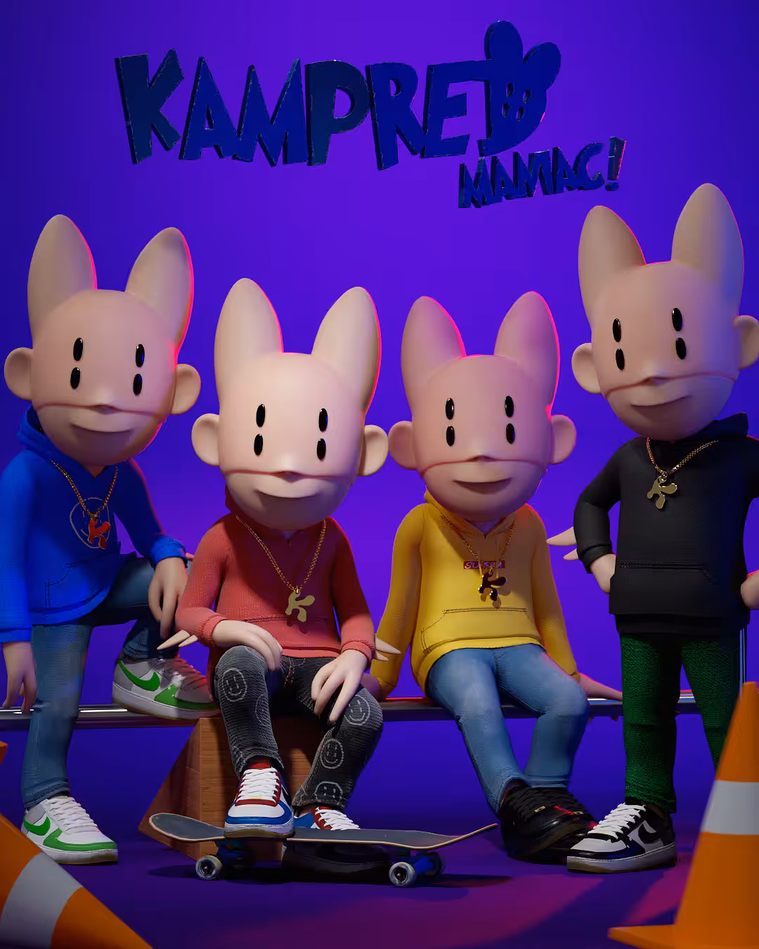 Kampred skateboard series vol. 1