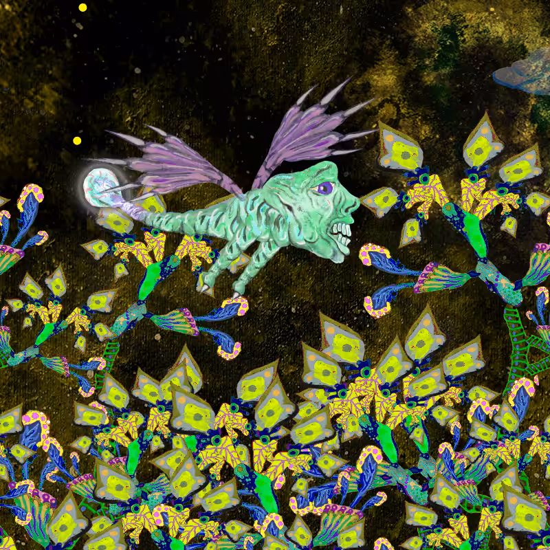 Fireflies and Flower Gardens #138