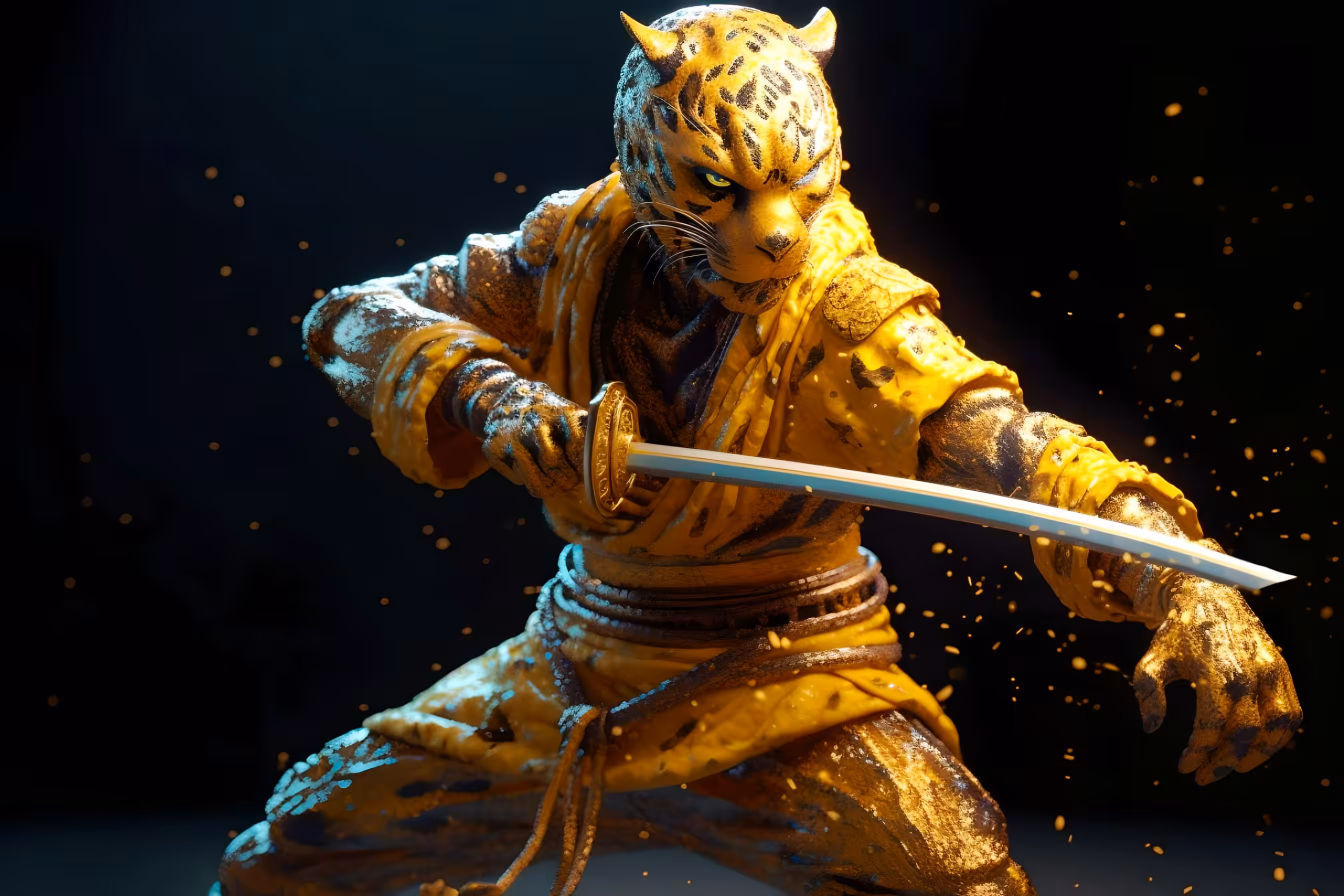 Puss Ninja 1/1 Gen.1: #255 Sun Splatter