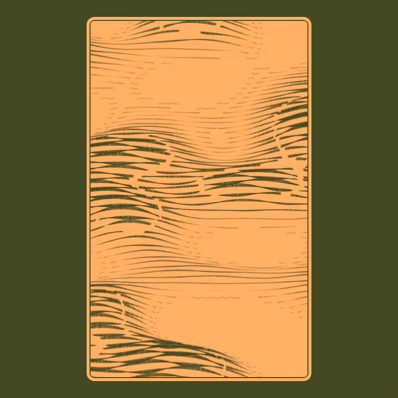 Topographic Playing Card #40
