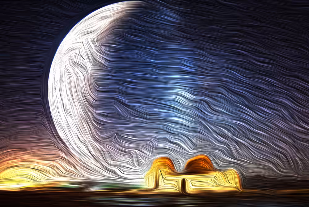 The night sky of the Sassanid palace#4
