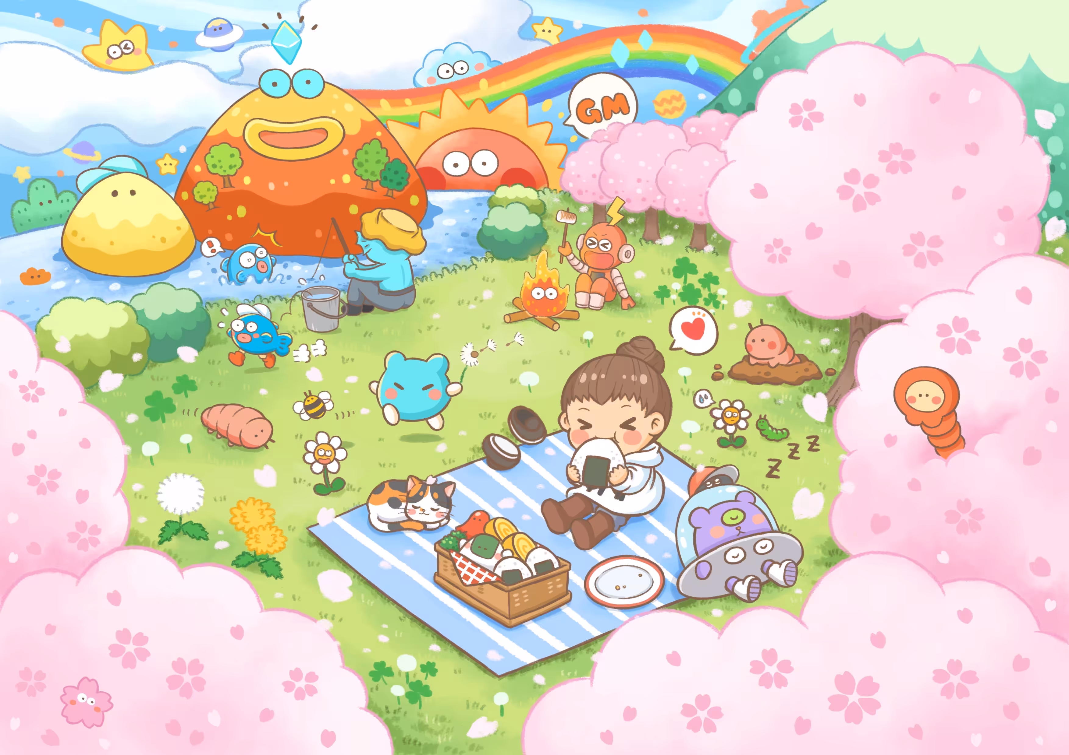 Spring Day in 3Land World