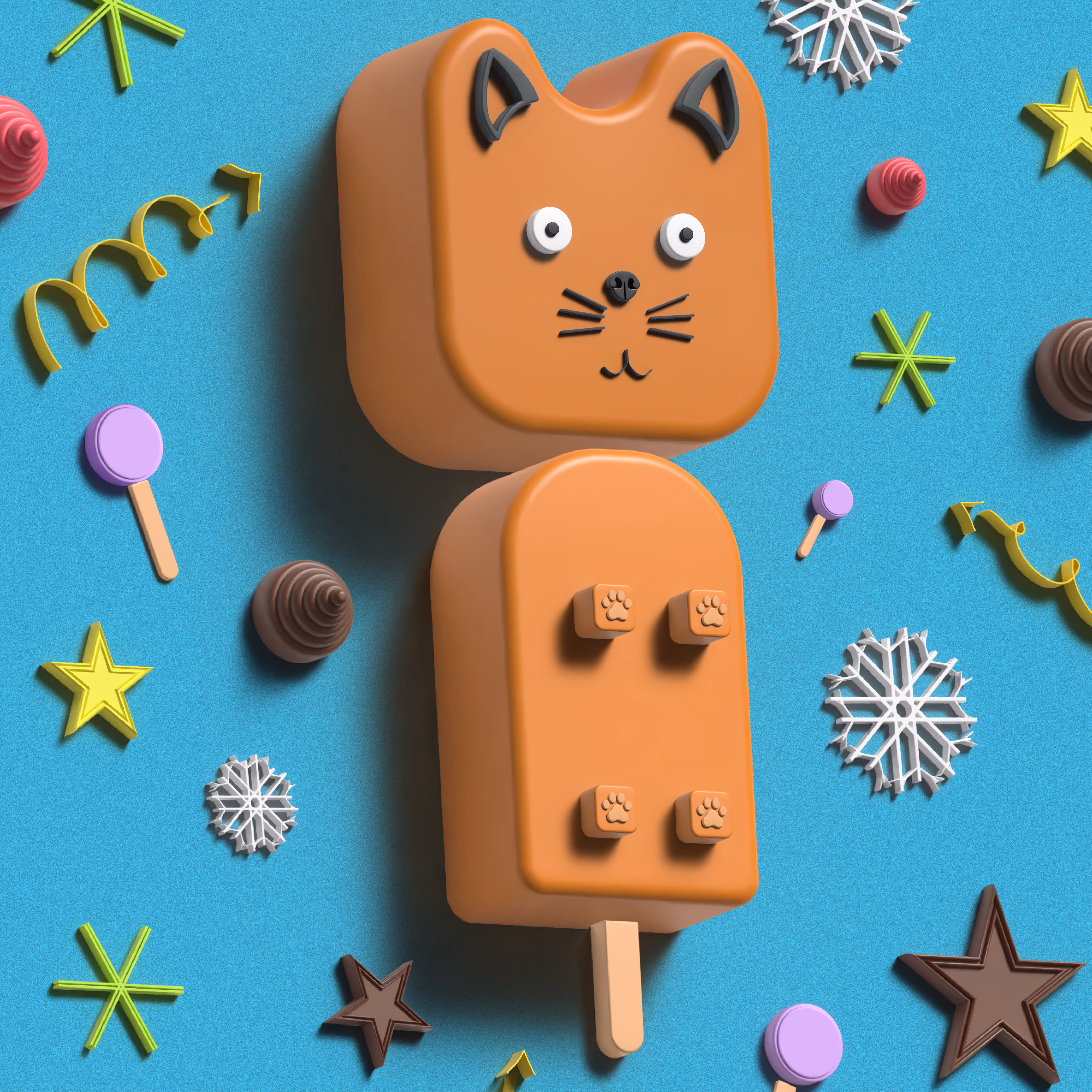 popsicle kitty