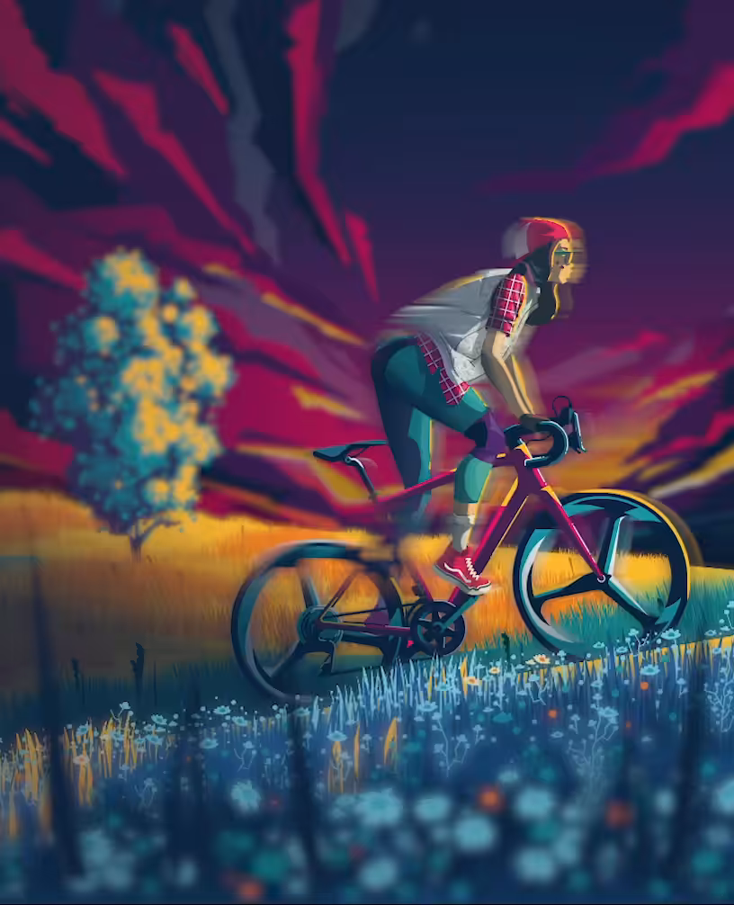 My bike rides itself