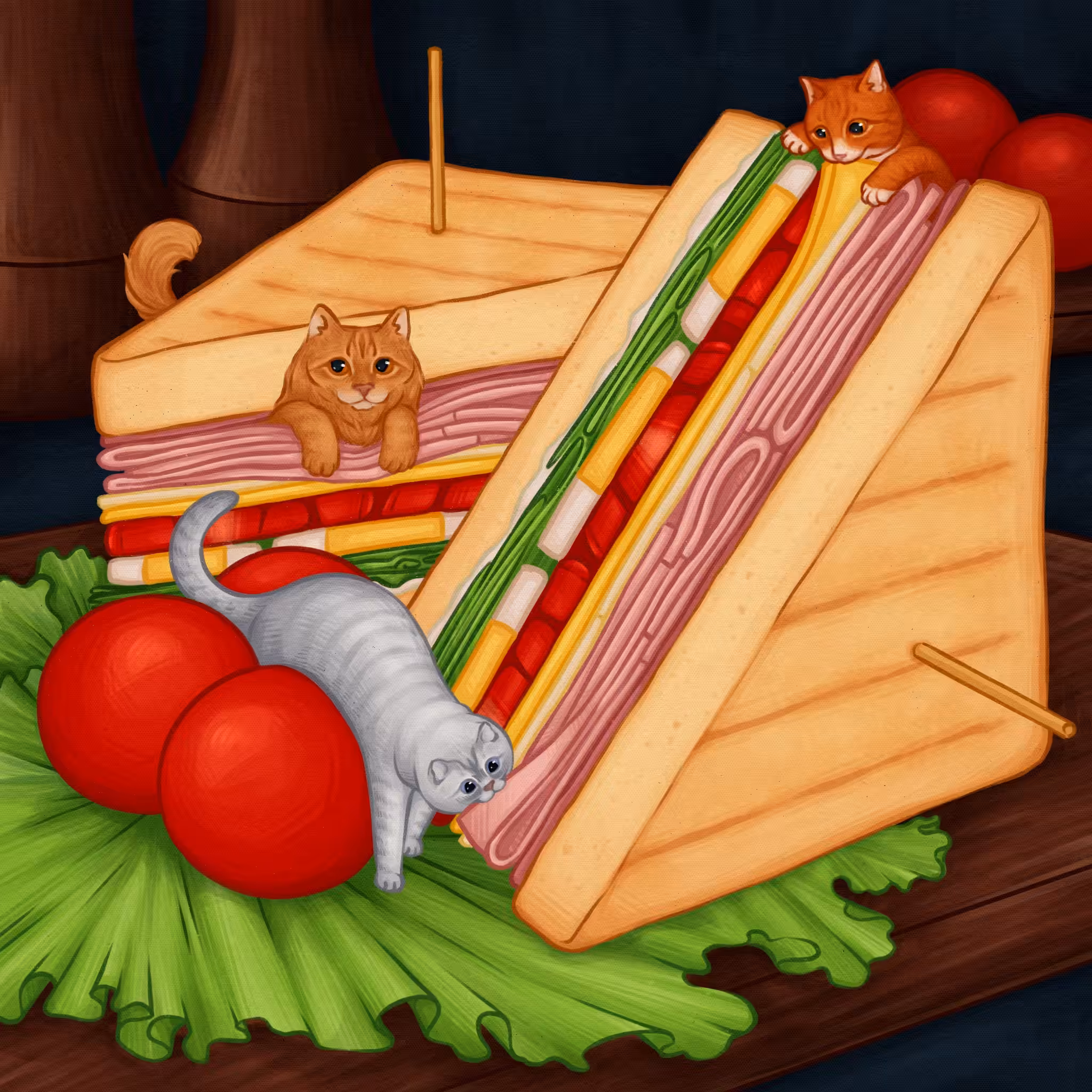 Cat’s sandwiches