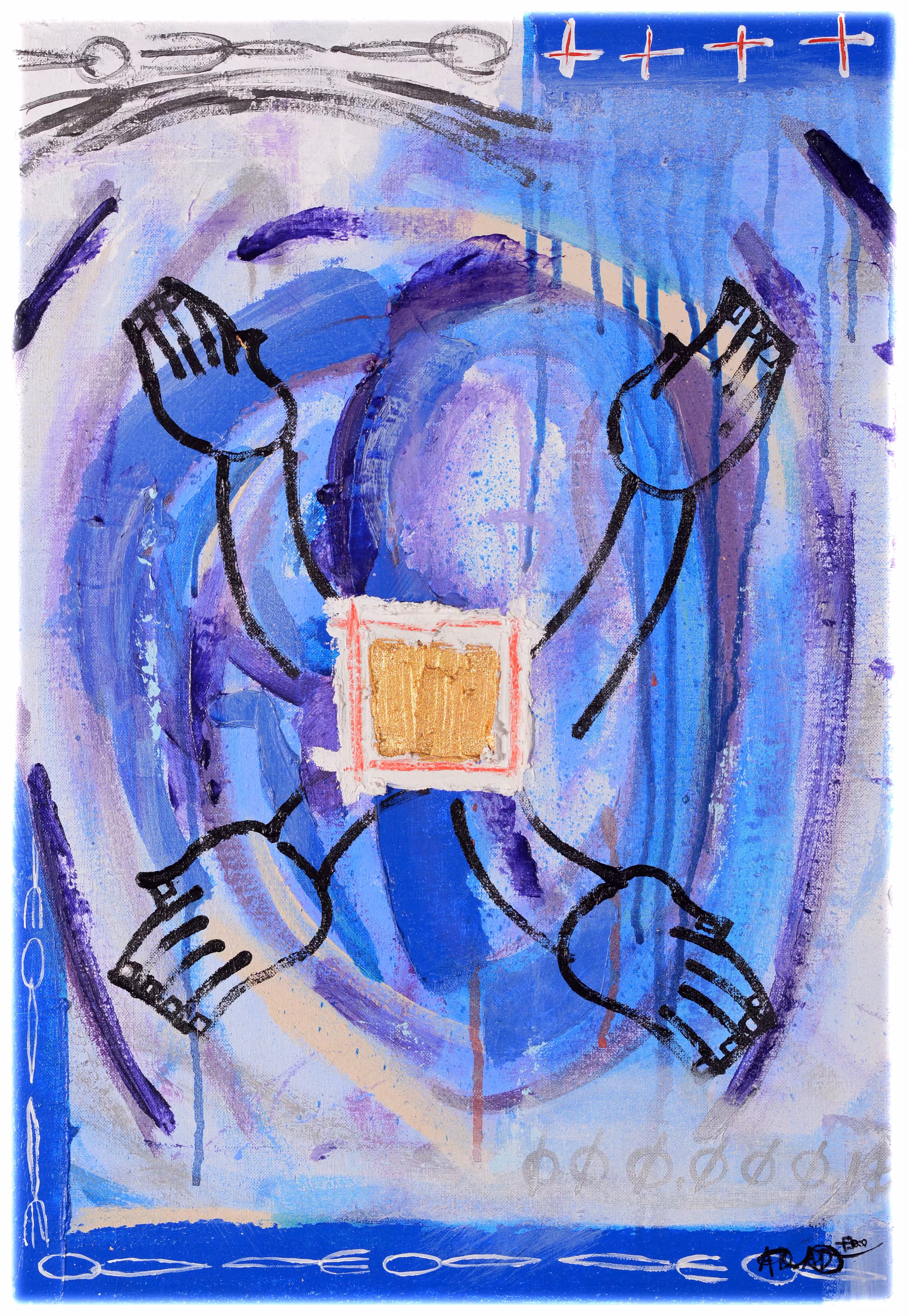 Blue Hands