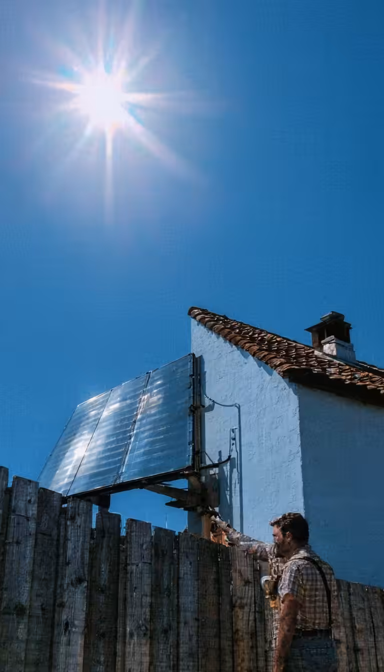 Development of the First Solar Water Heater in 1942