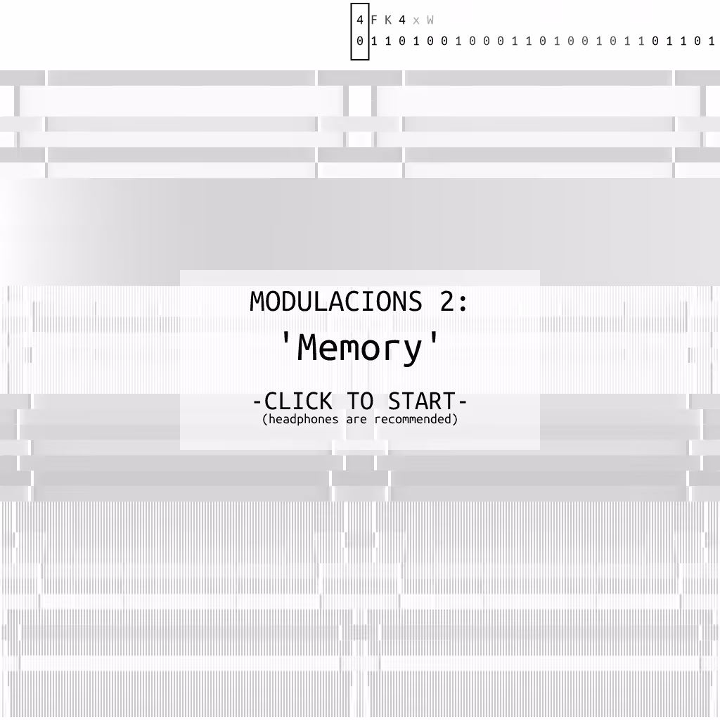 Modulacions 2: 'Memory' (audio) #106