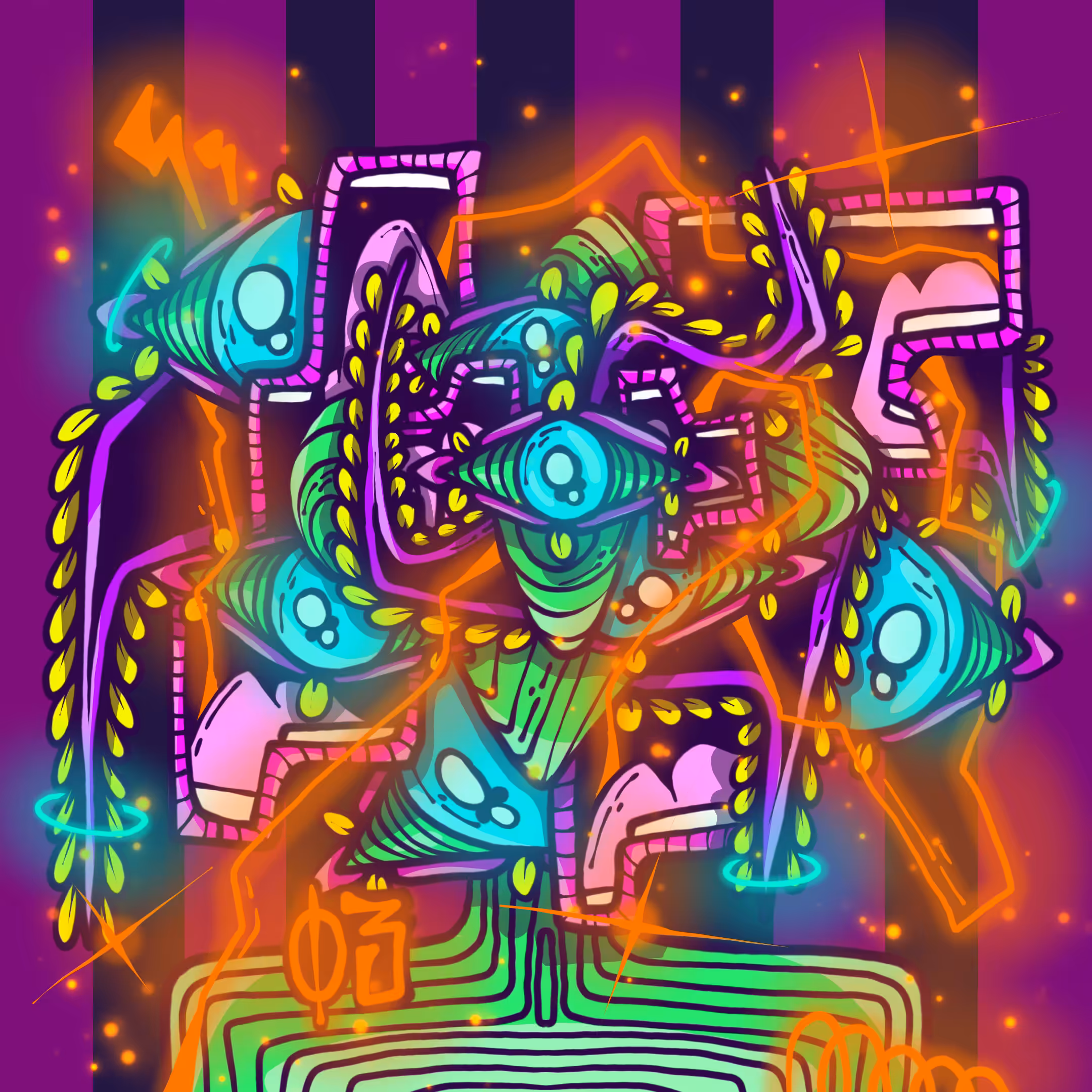 Monster rafia 03