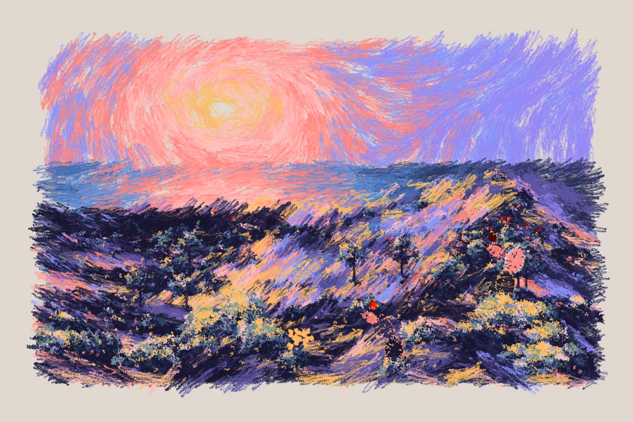 Sunset from the Bluffs #40