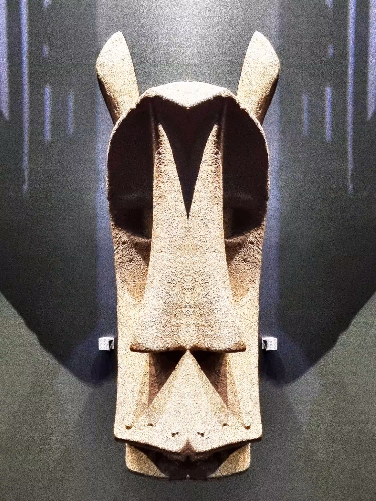 Face on a wall