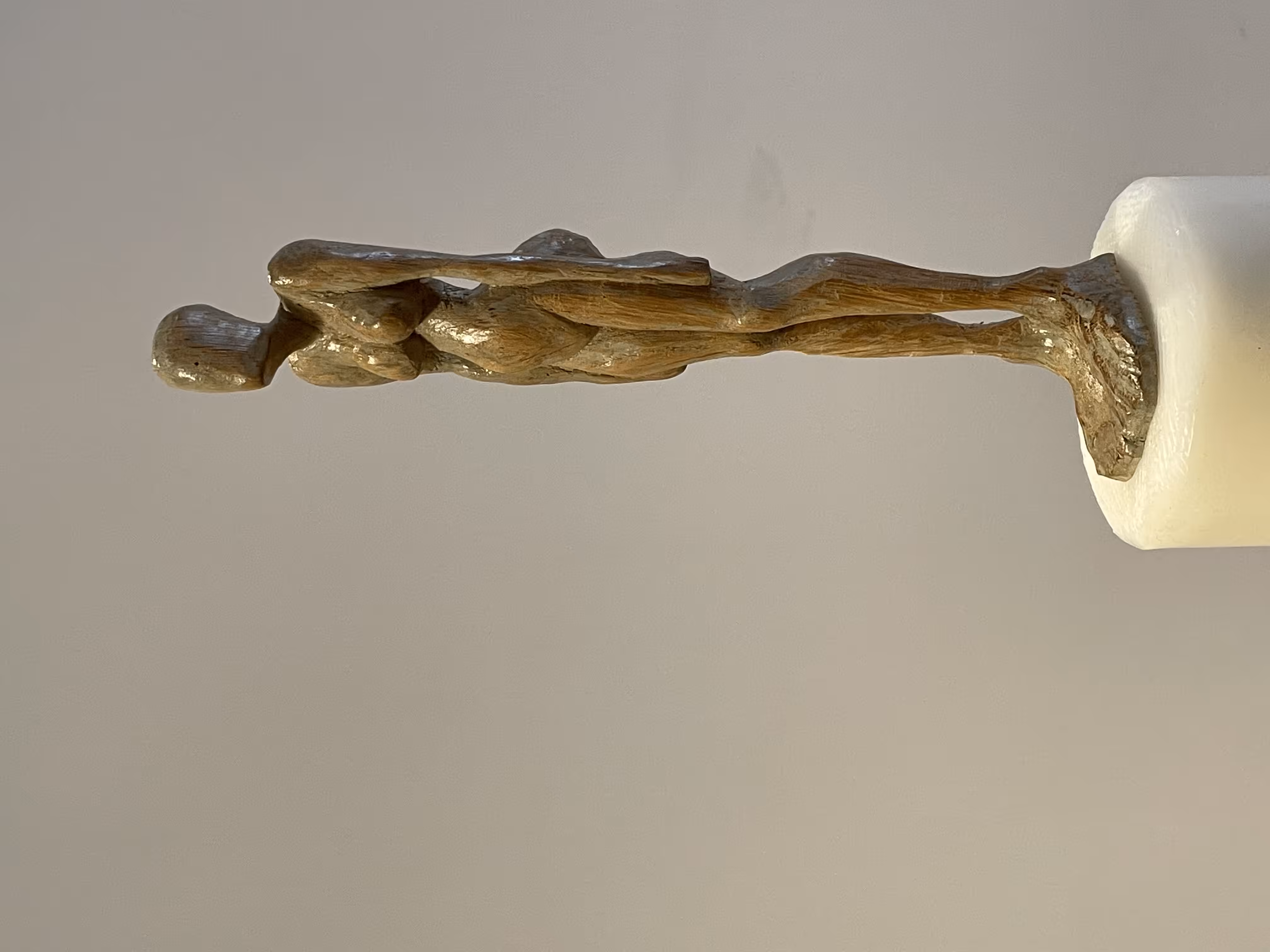 Wooden  Sculpture: Tired 