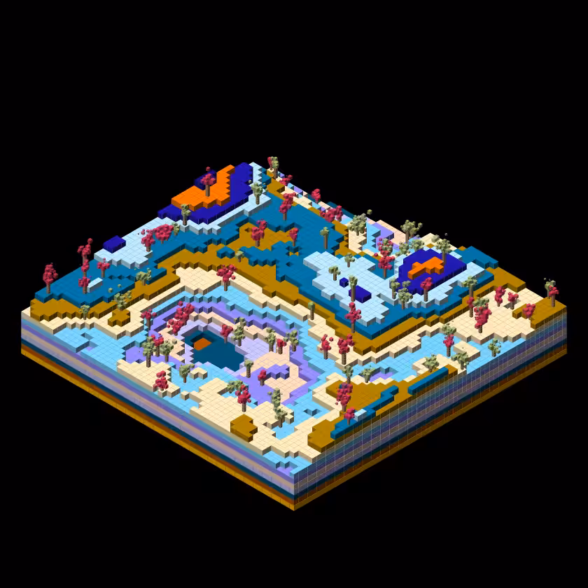 Pixel Topography #8
