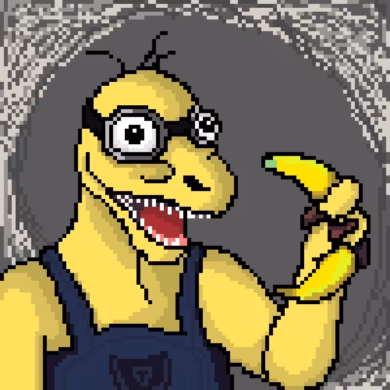 CryptoDinosaurs #21 - BANANA!