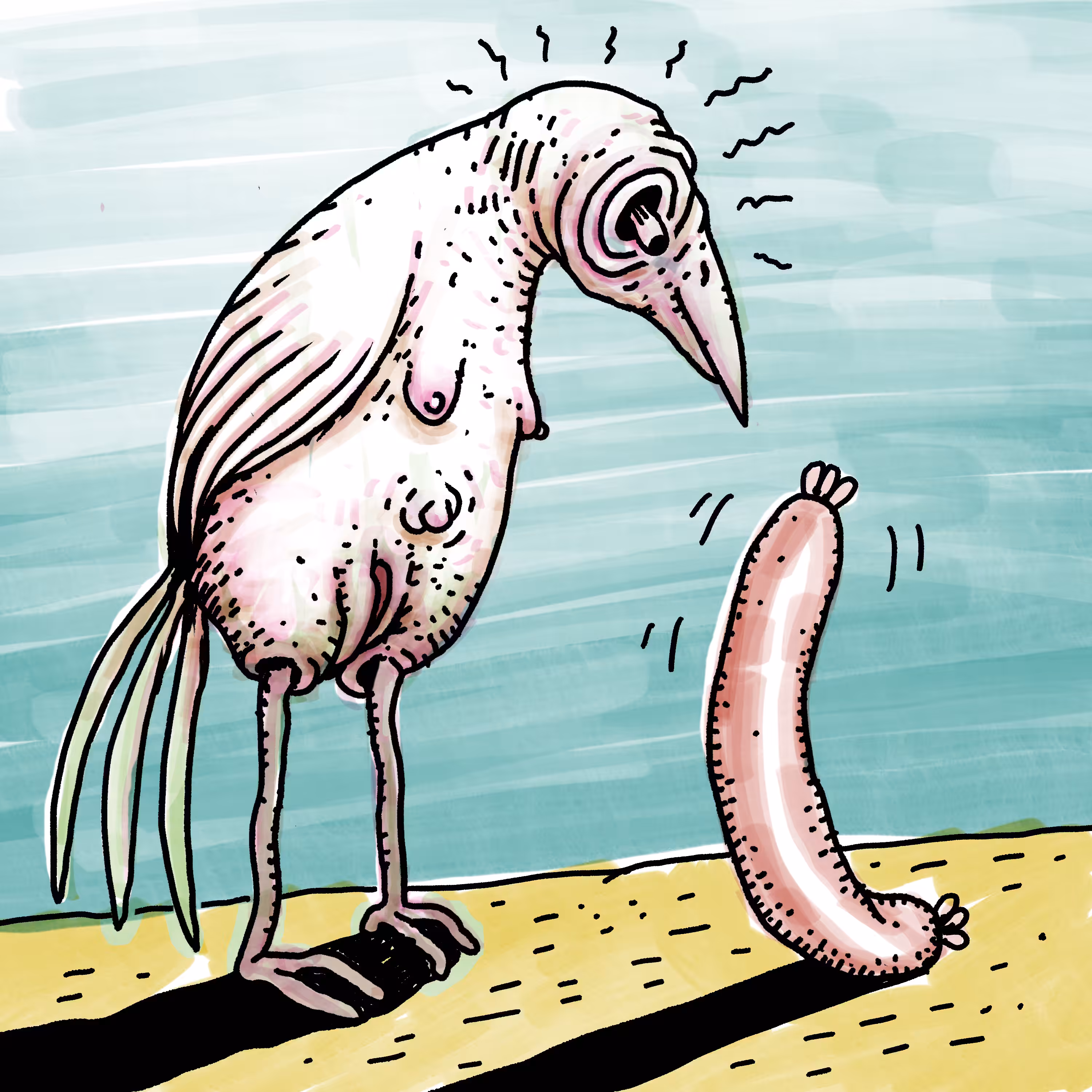 Bird & Cursed Sausage