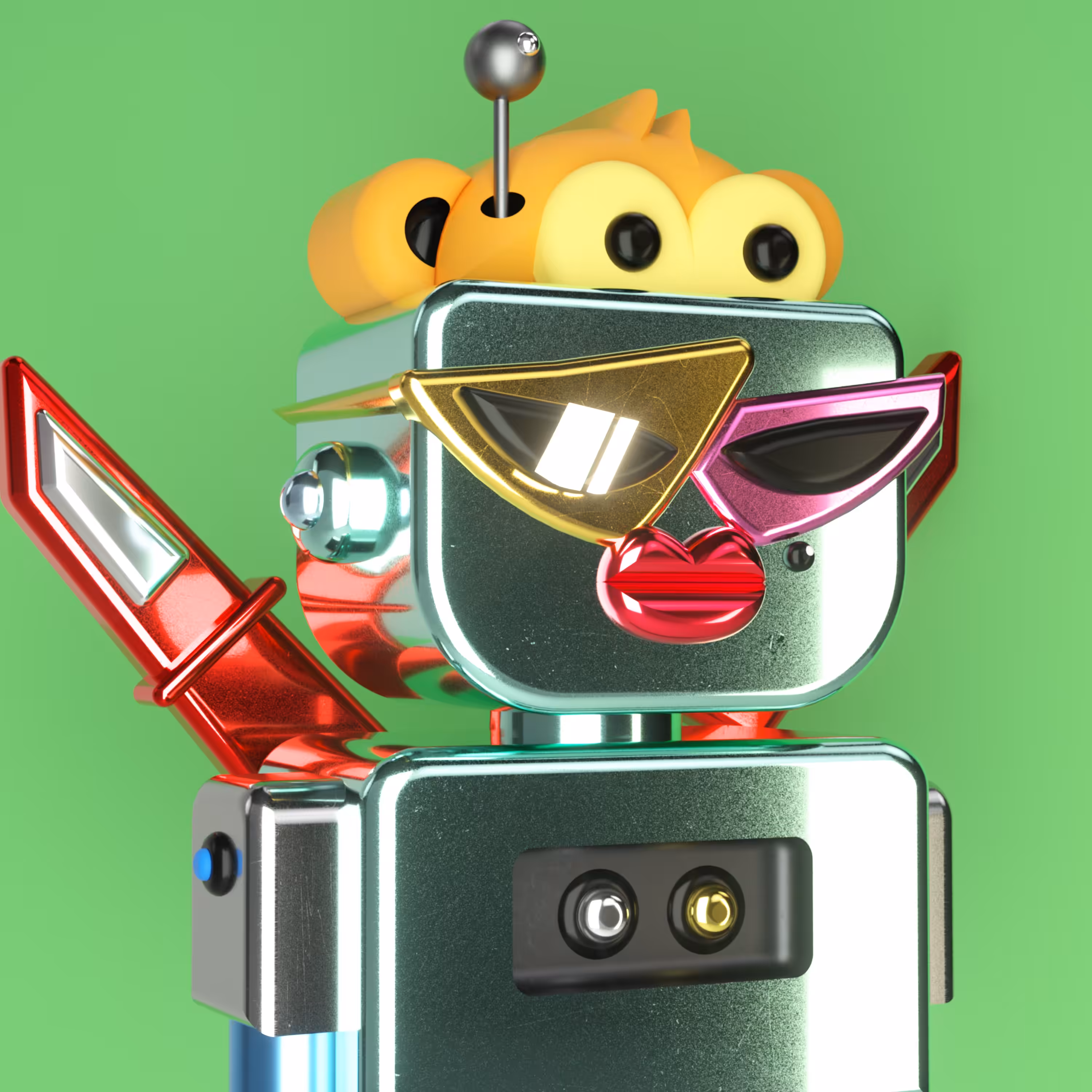 gm 3D - Roboto #7780