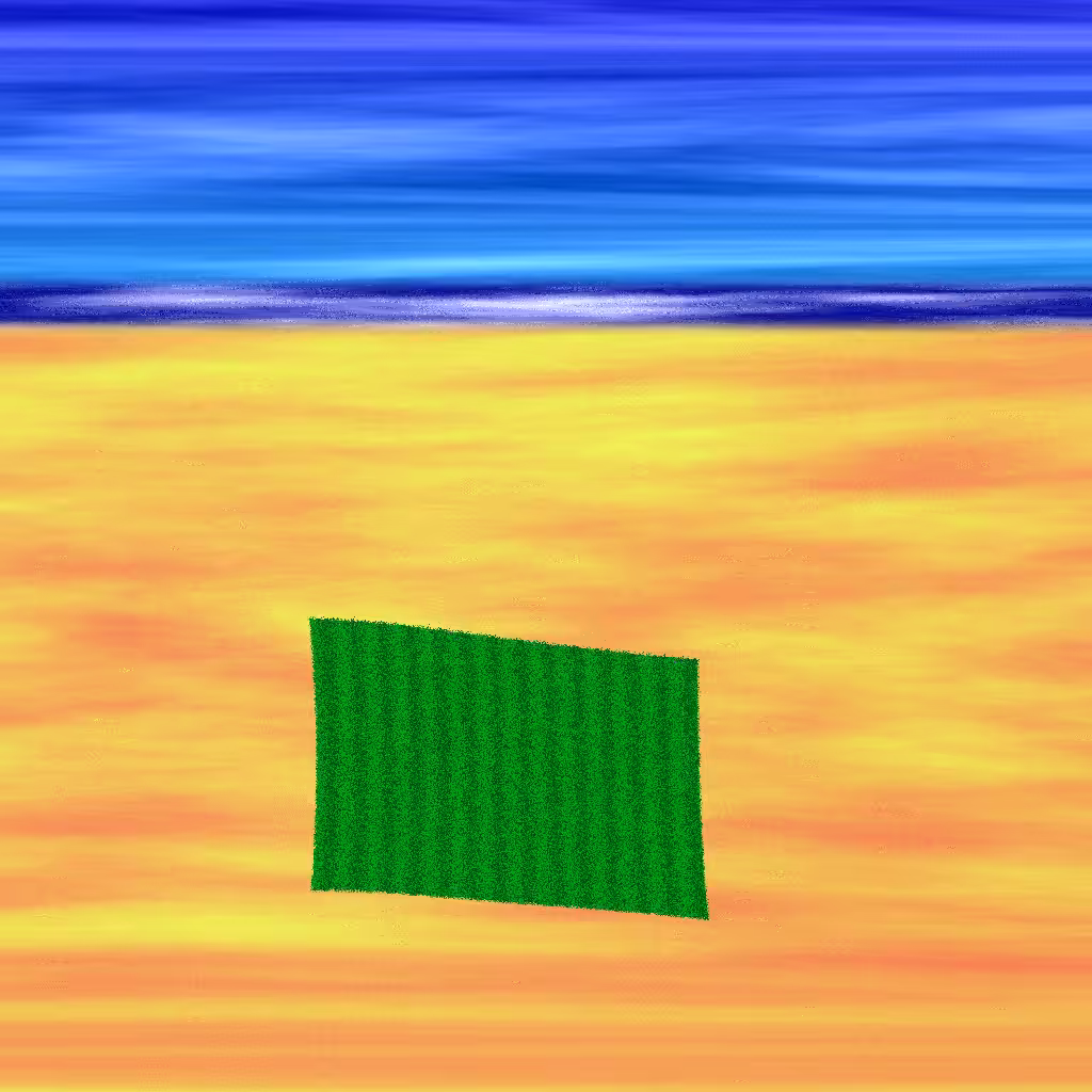 A Beach Scene (after Milton Avery) #2