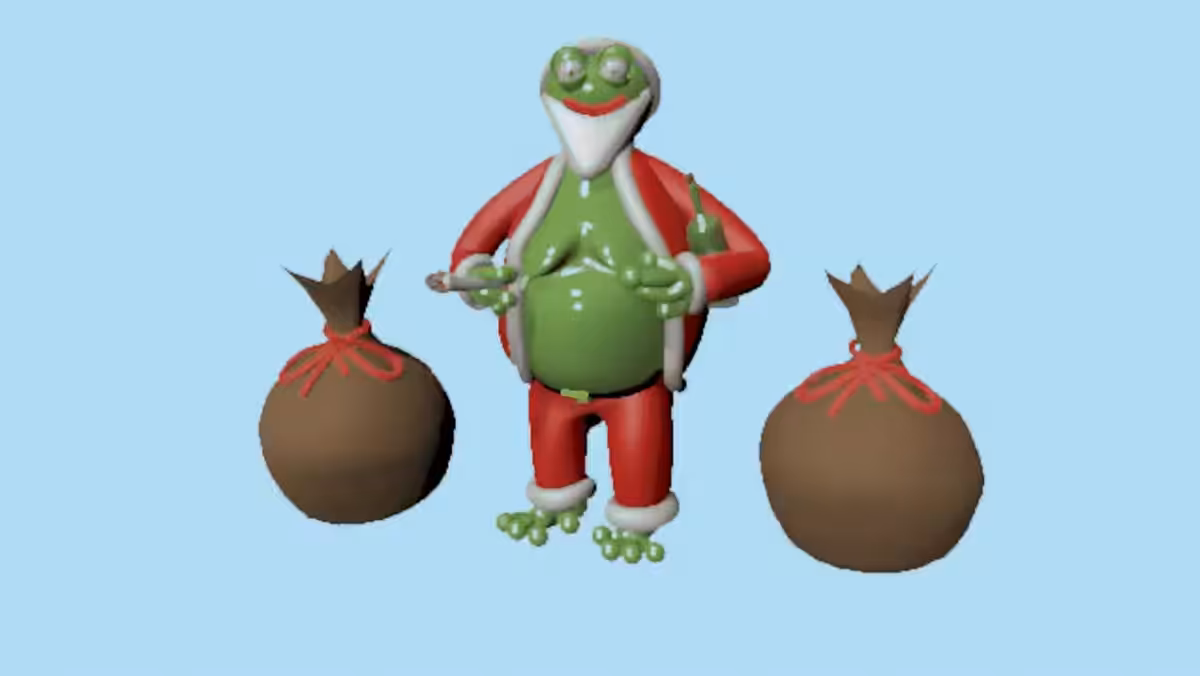 Santa Pepe - AR NFT