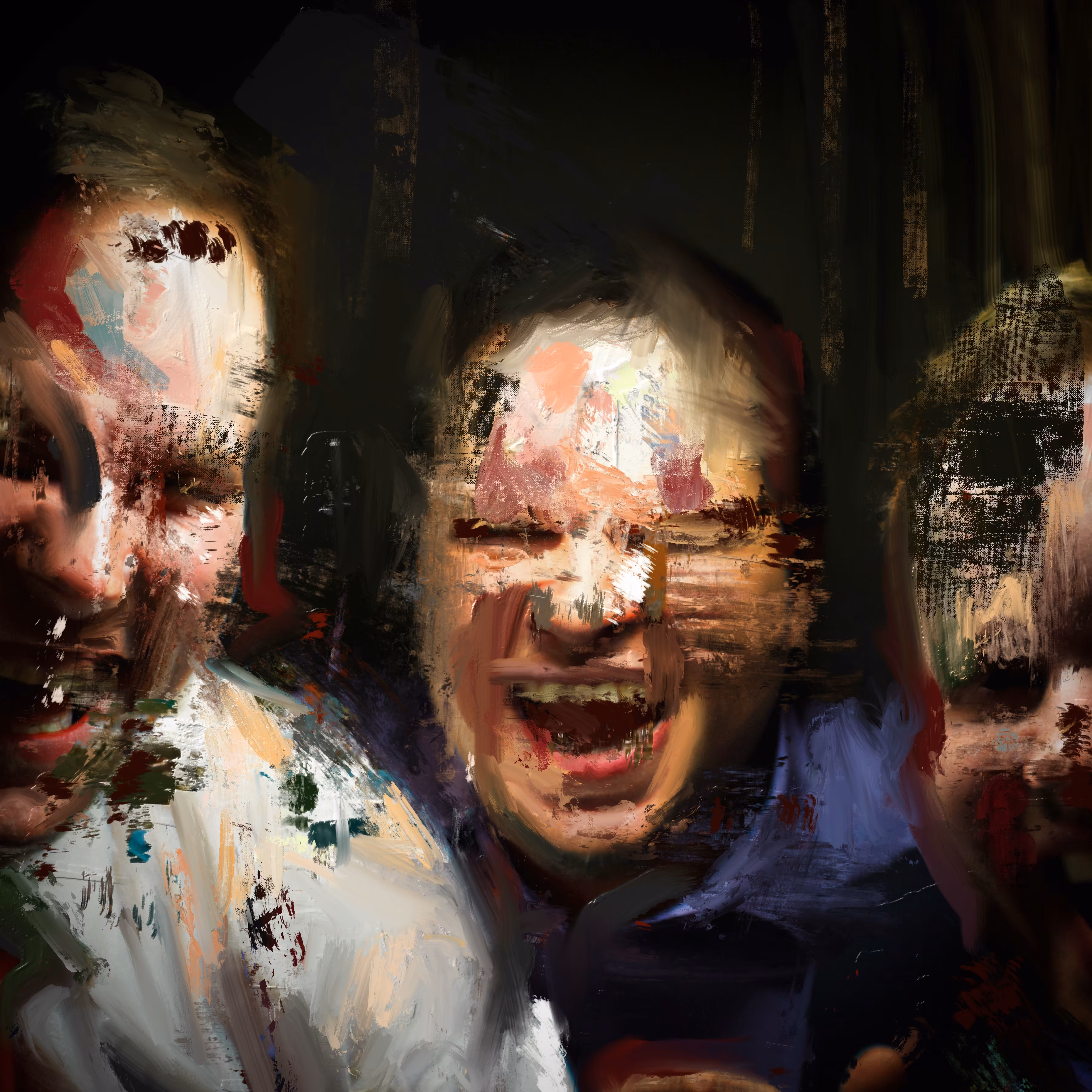 Three Bankers in a Photo Booth