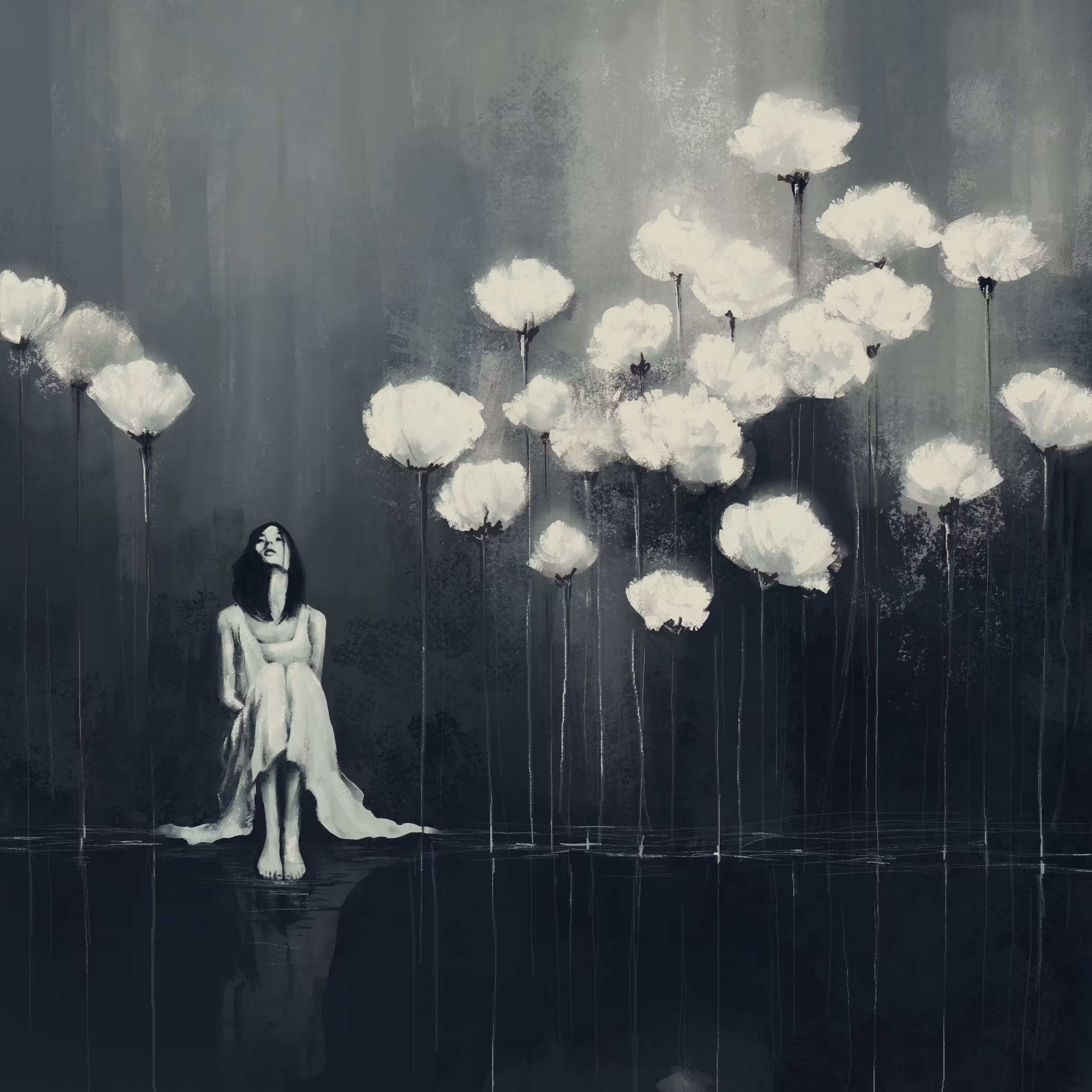 Blooming in the dark
