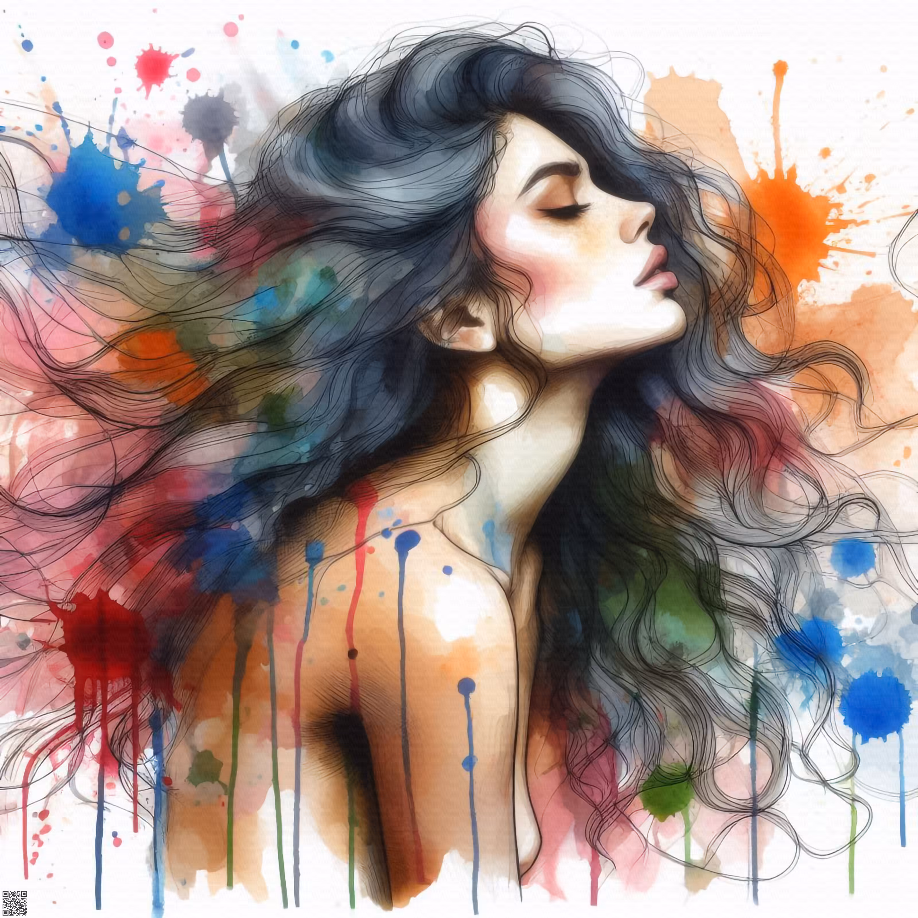 🎨Feminine Beauty in Paint#11