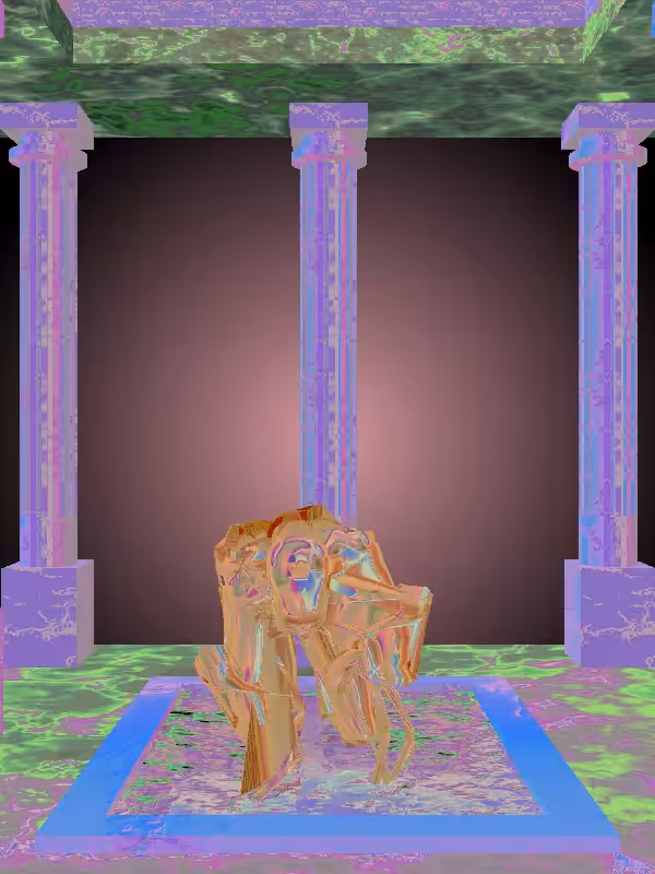HeavenComputer: The Crawling Green-Golden Goblet Woman #4535