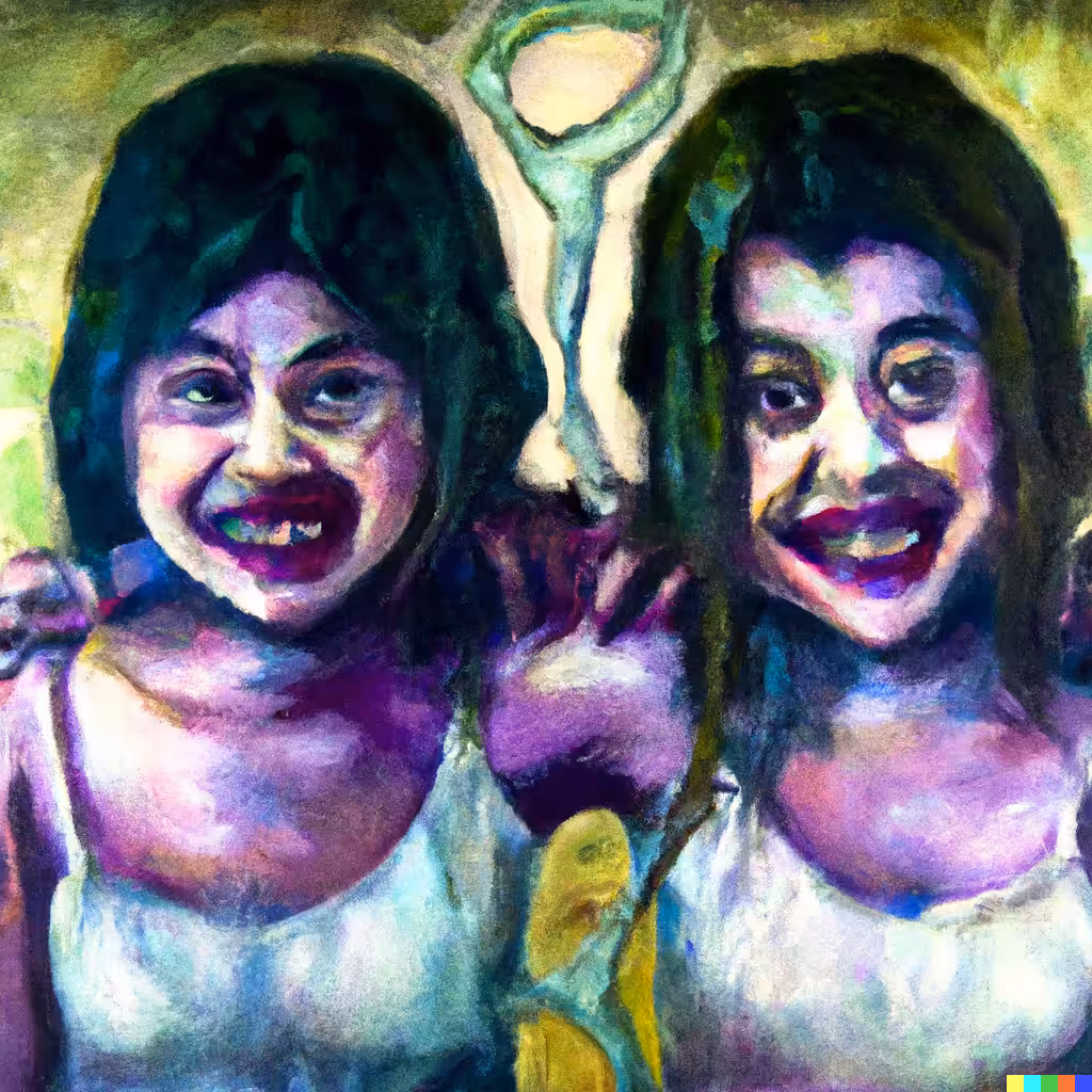 Trick and Treat Sisters