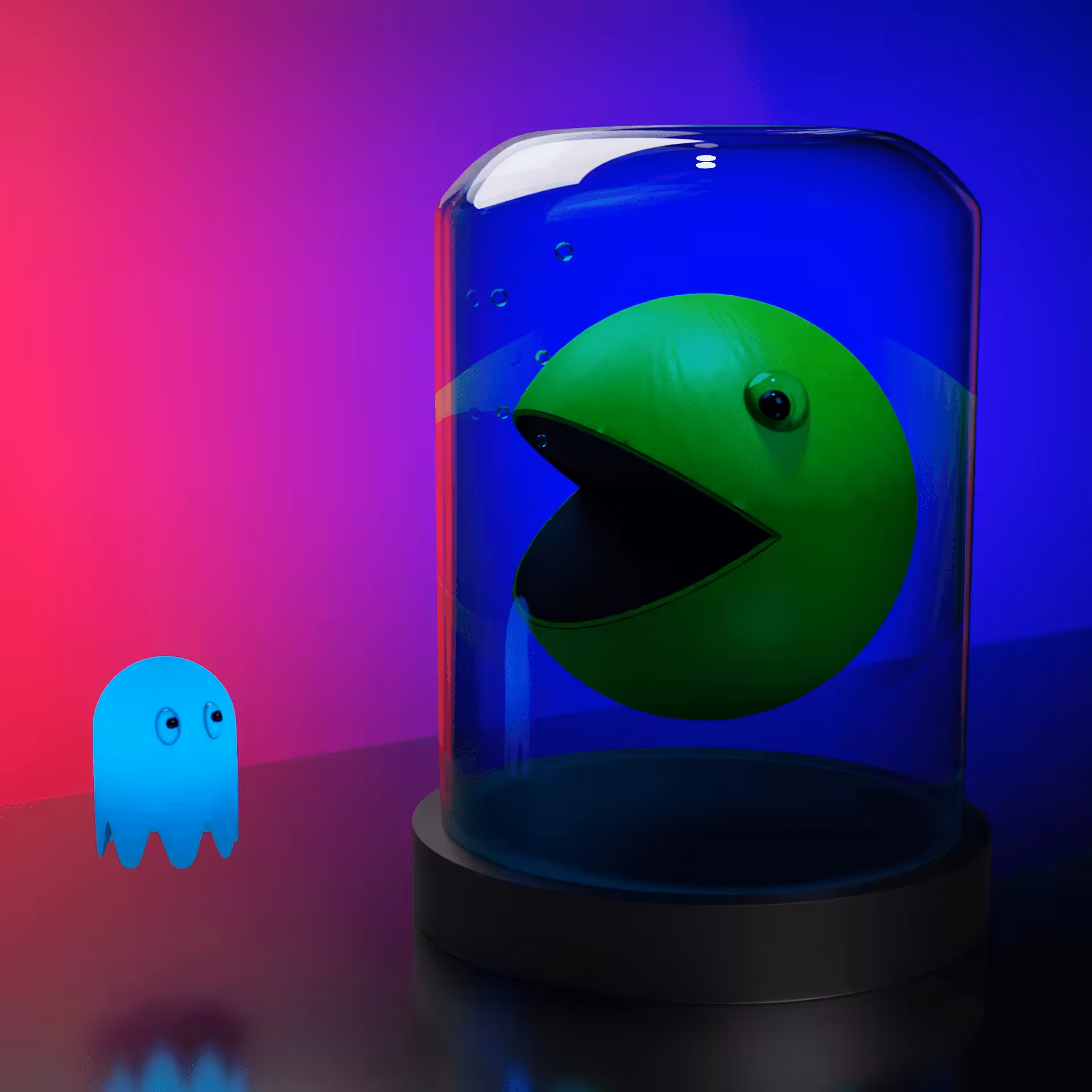 3D Hashhead pacman 