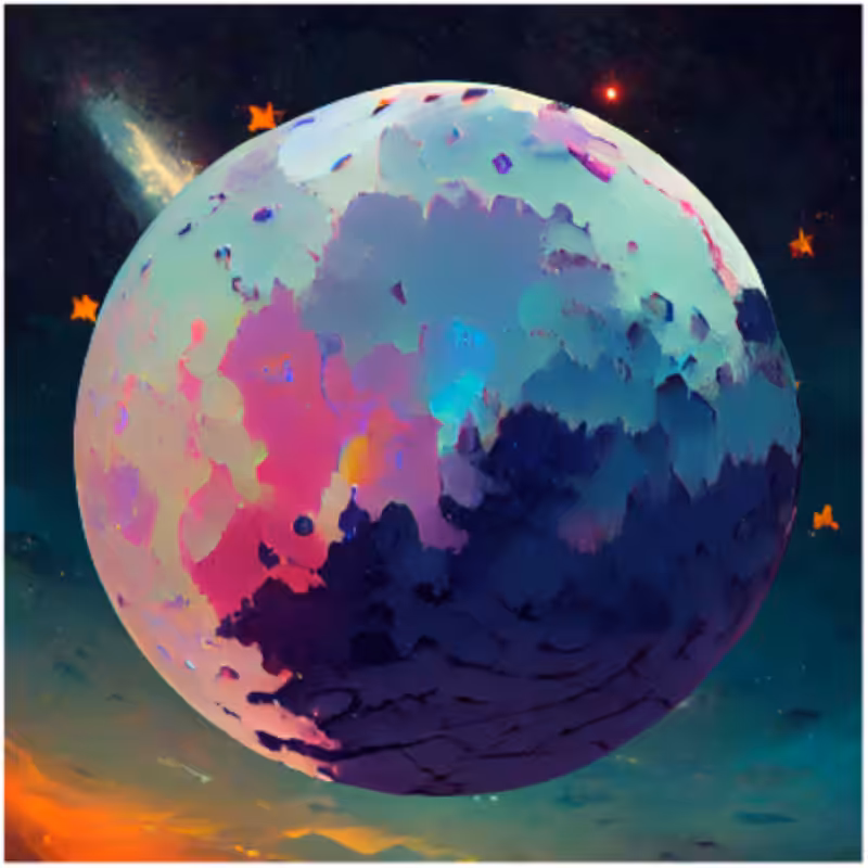 Moon Study #34