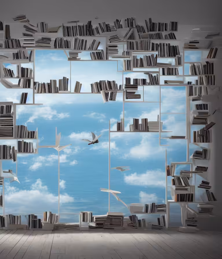 An endless ocean of literature.