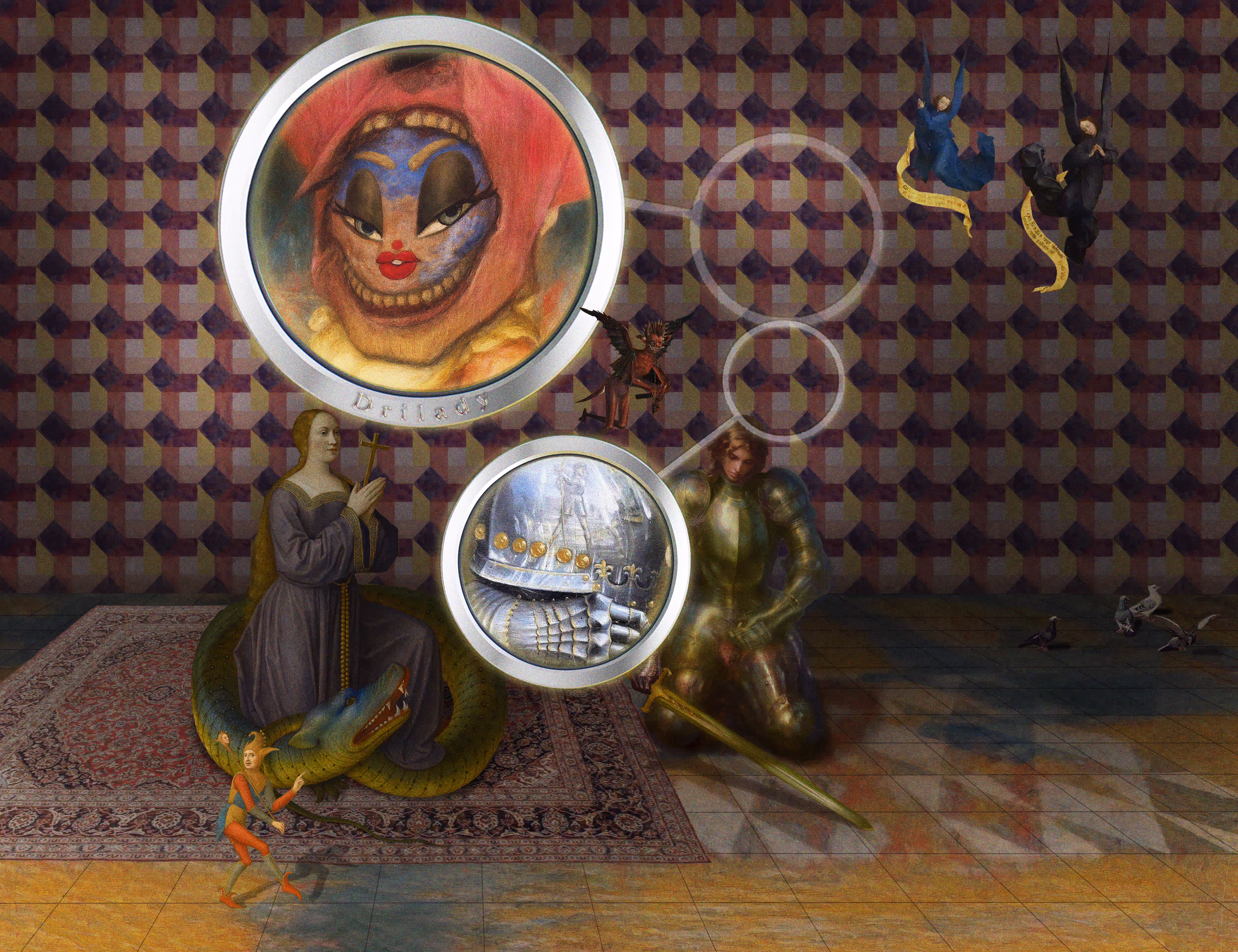The Pilgrim’s Living Room Crucifixion; Mona Lisa Hyper-Gamble #161