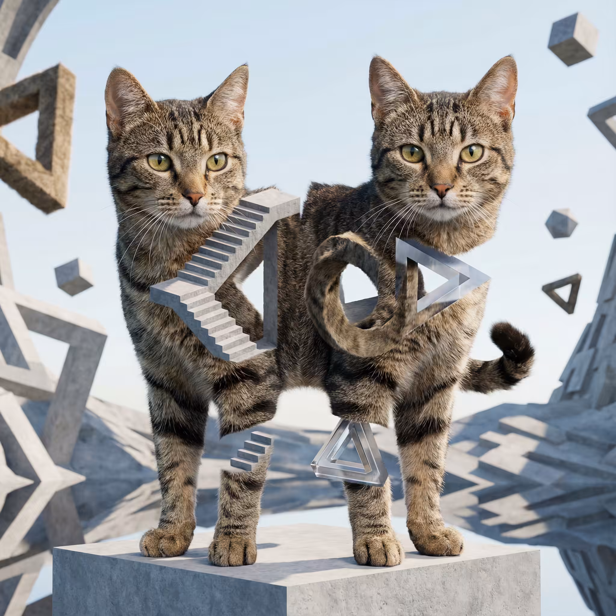 abstract cats #36