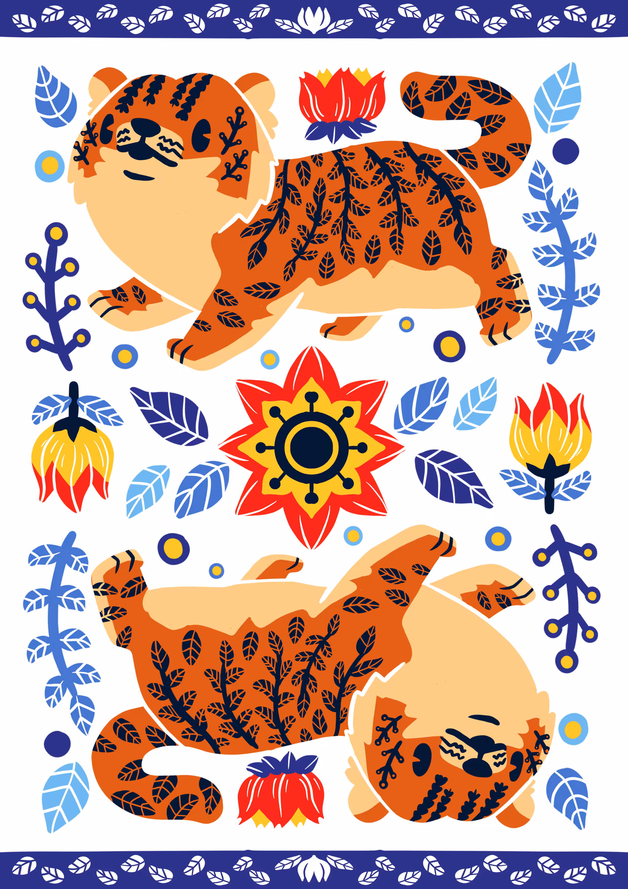 #9 Flower Tigers puppy