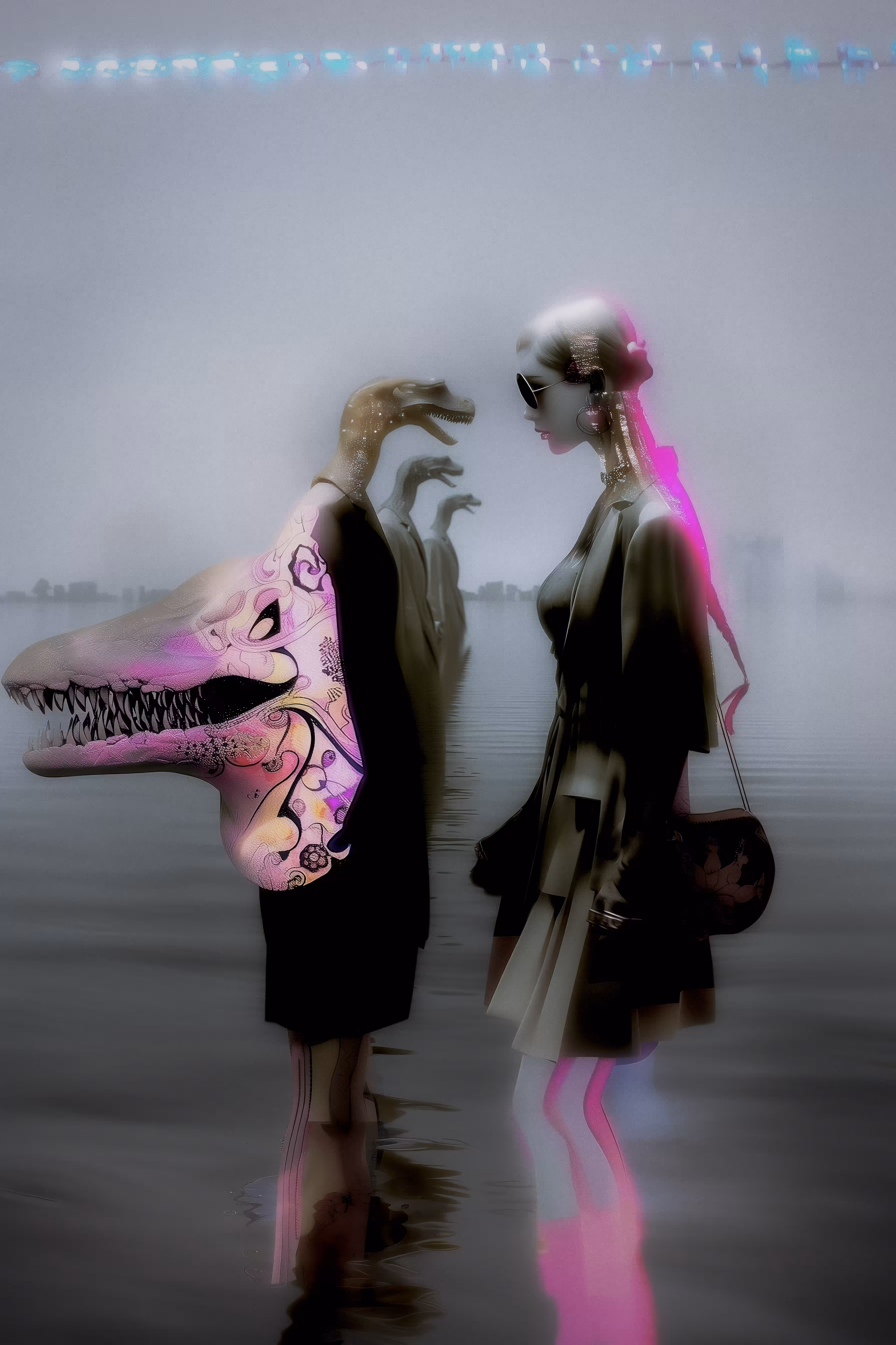 Reptilians on a Cloudy Day