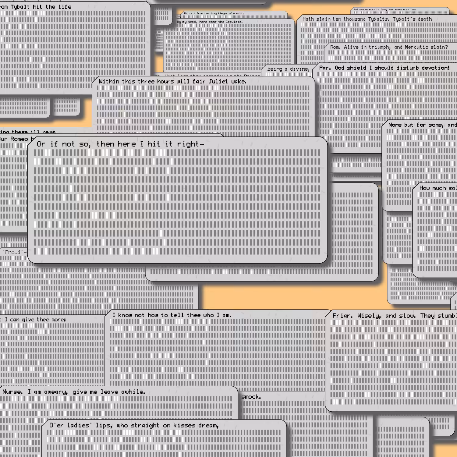 Romeo and Juliet on Punched Cards (Free) #164