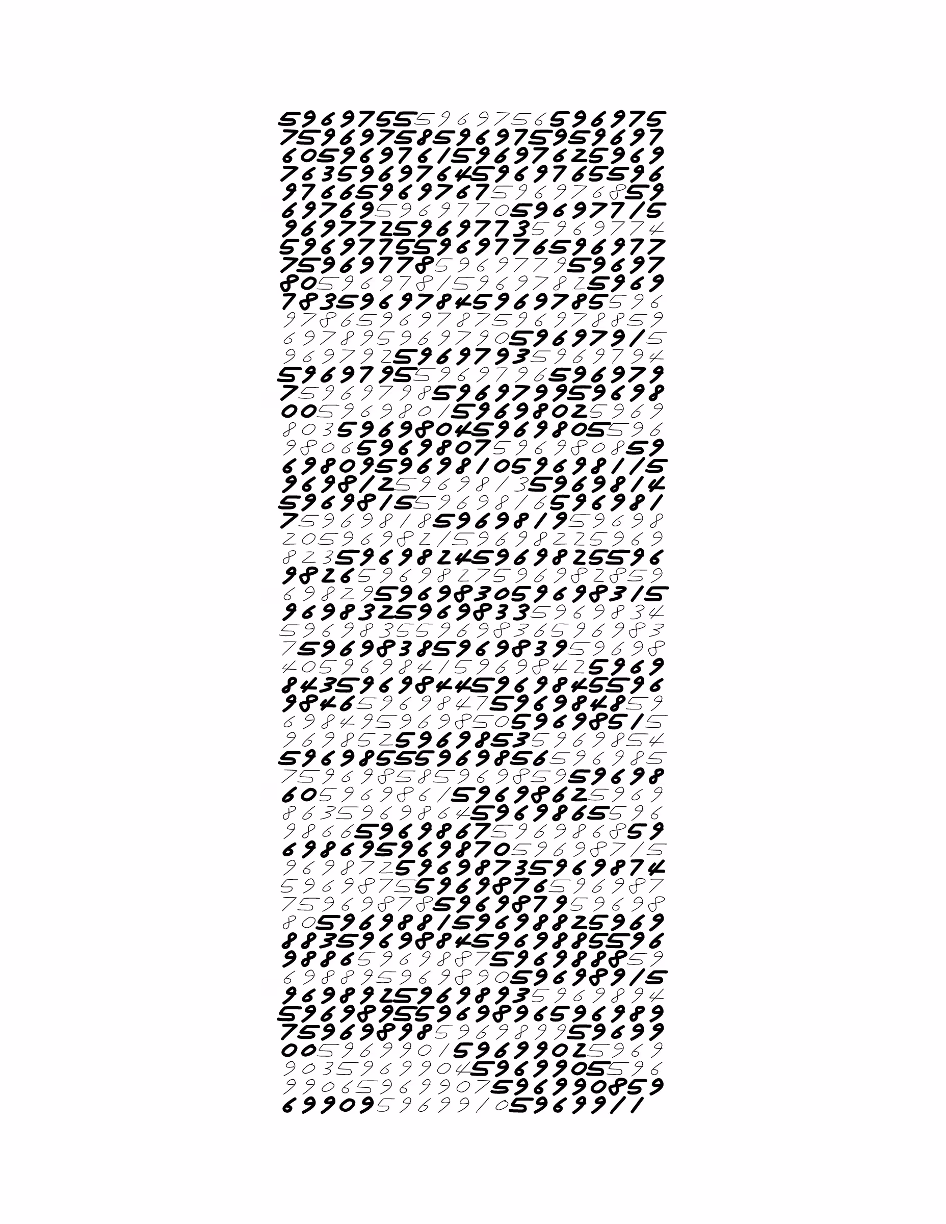 Endless (5,607,250 to Infinity) #1216