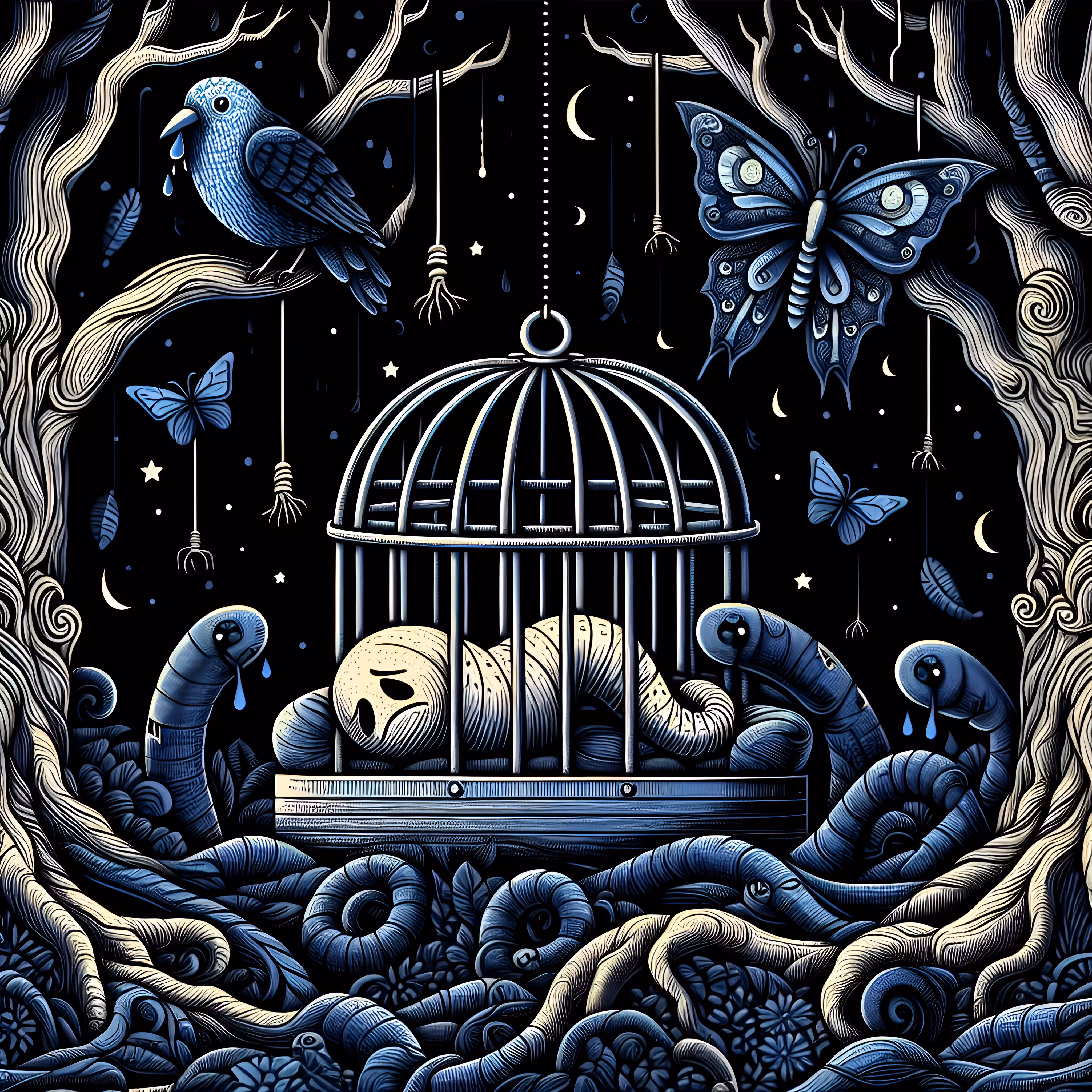 worm cage