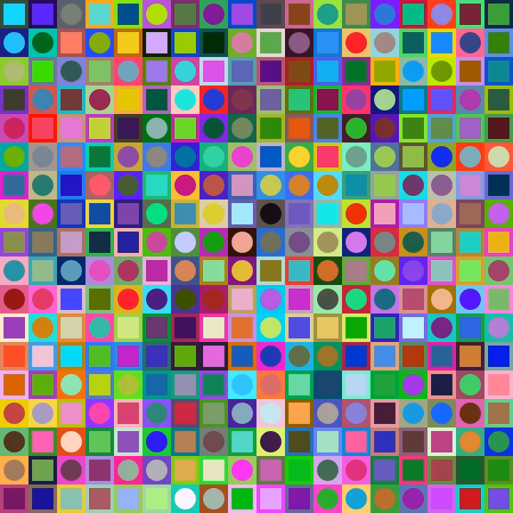 Square Dot Composition #316