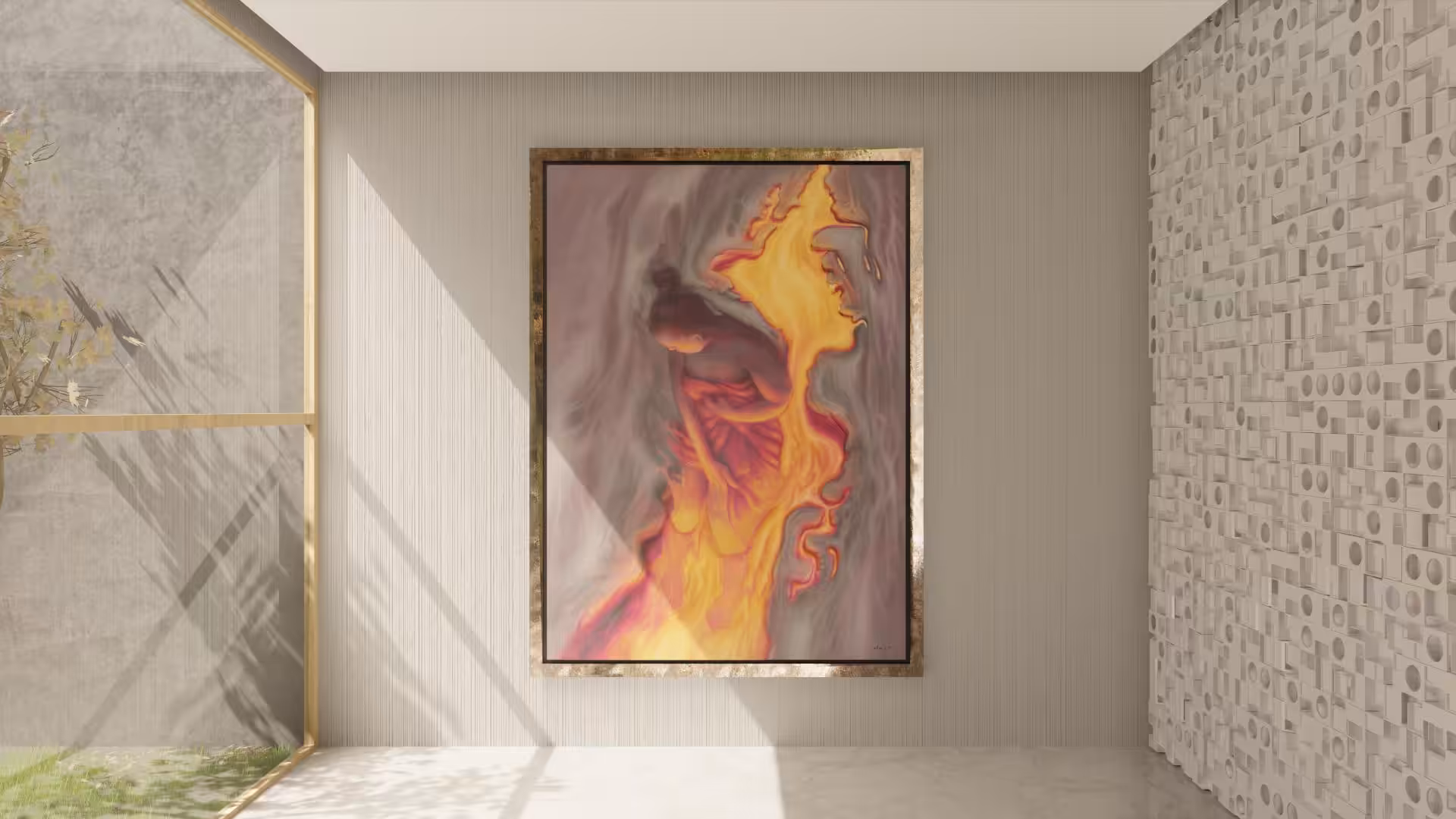 Streams in a room 