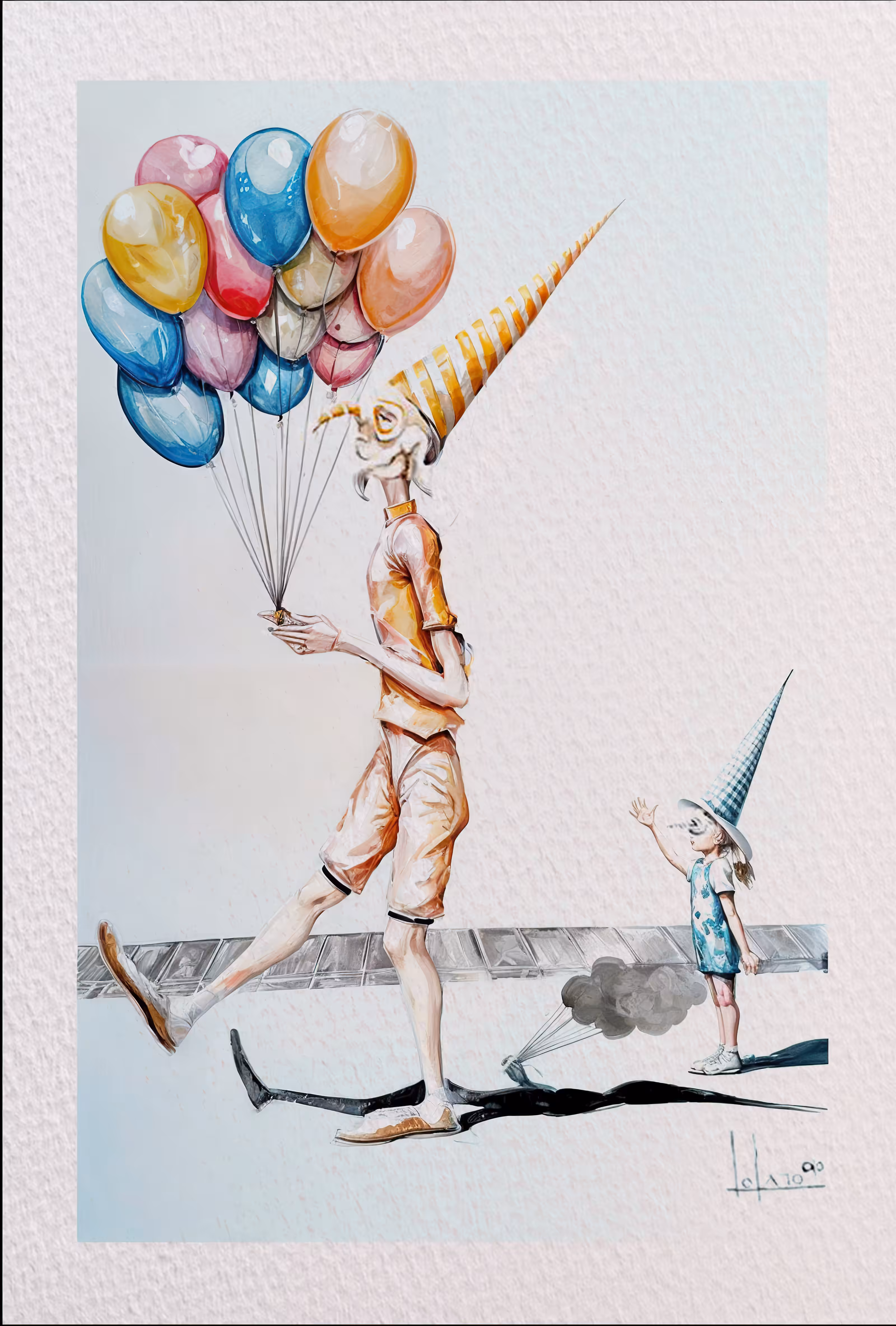 All my world for one ballon 