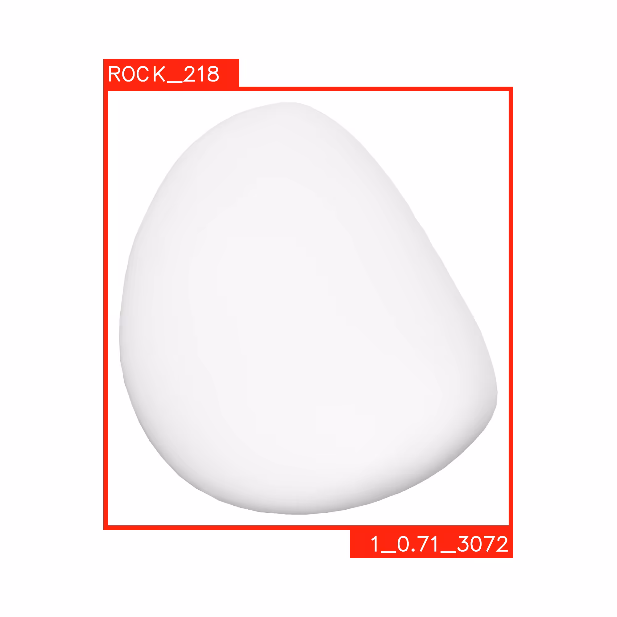 UNSHADED ROCKS: ROCK 218