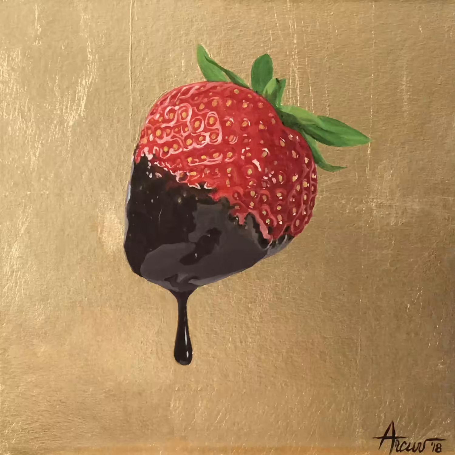 Gold Strawberry & Chocolate