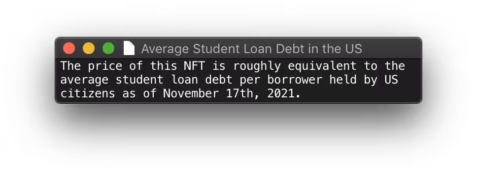 Average Student Loan Debt - Part 1 of 4320